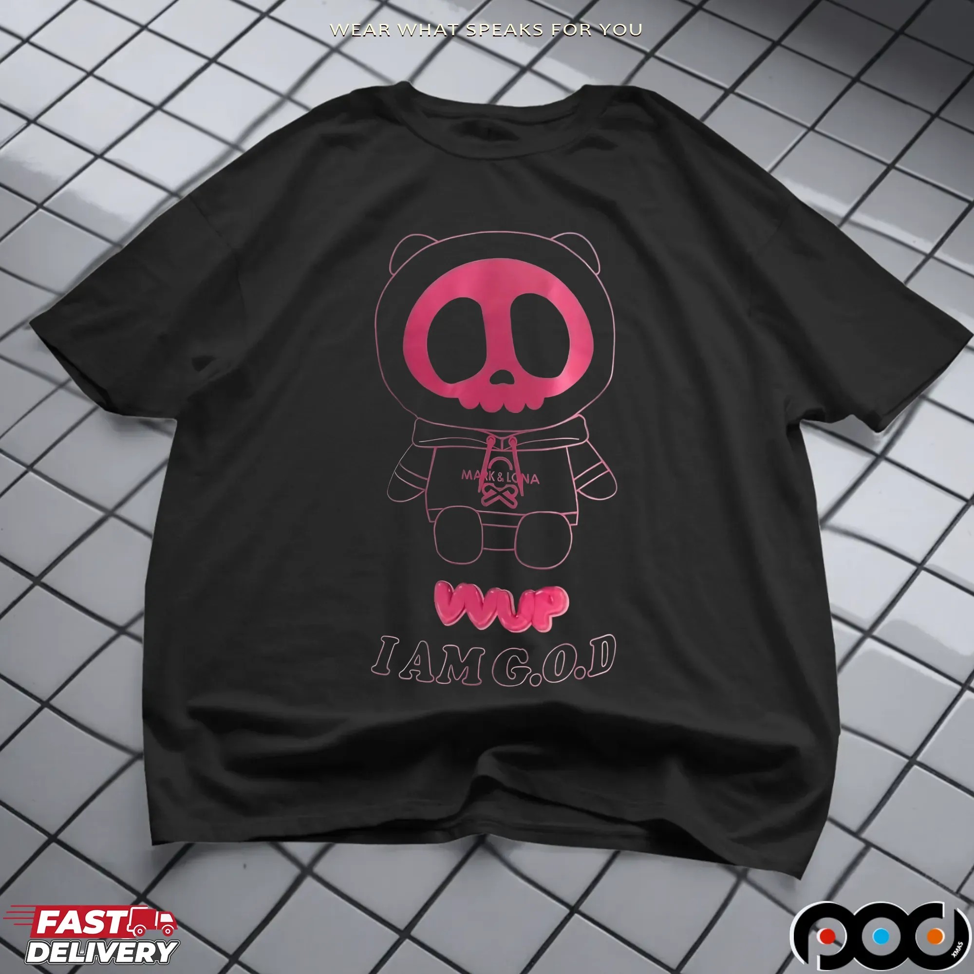 MARK & LONA VVUP I AM G O D T Shirt