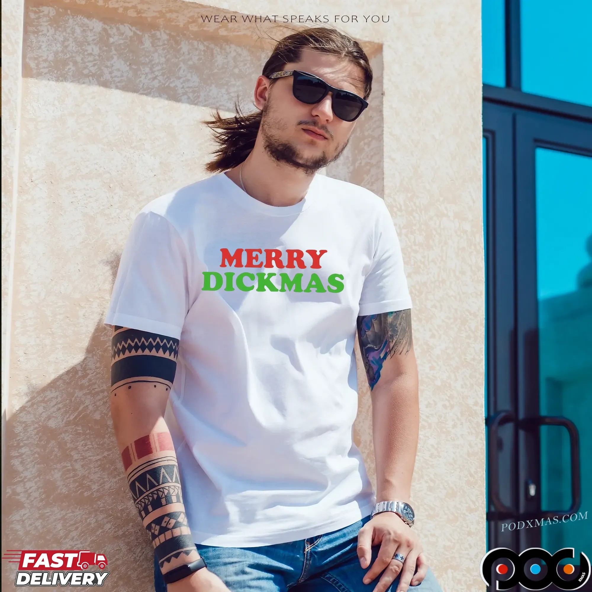 Merry Dickmas 2025 Christmas Dark Meme T Shirt