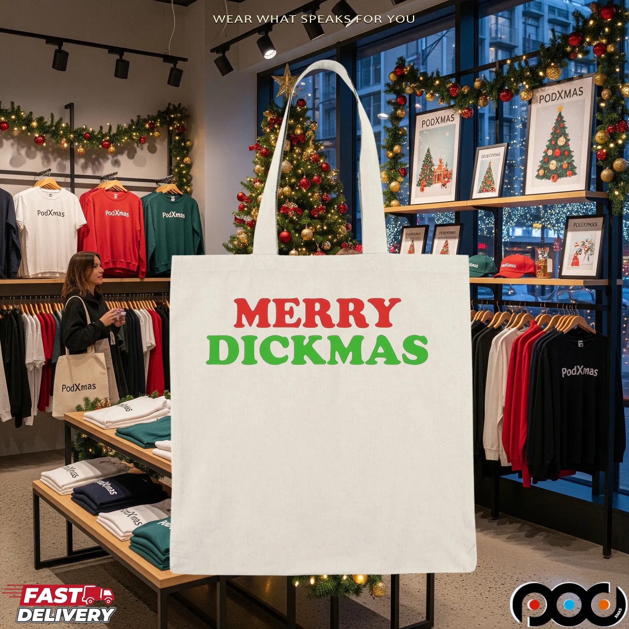 Merry Dickmas 2025 Christmas Dark Meme T Shirt
