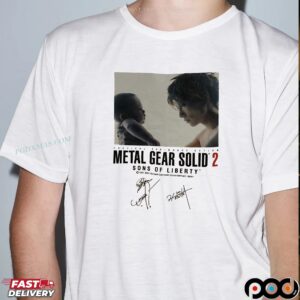 Metal Gear Solid 2 GACKT Sons of Liberty Promo T Shirt