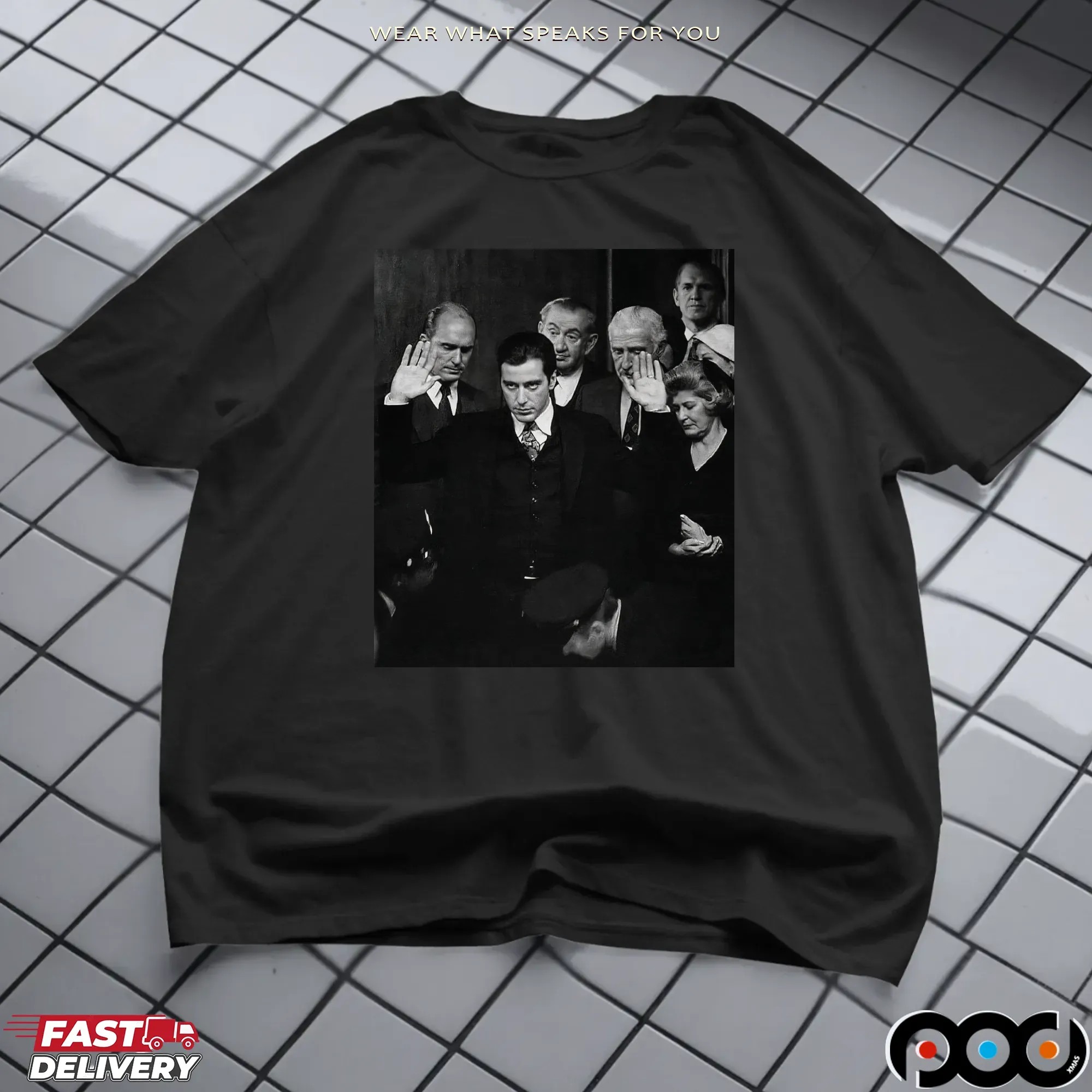 Michael Corleone The Godfather Iconic Scene T Shirt
