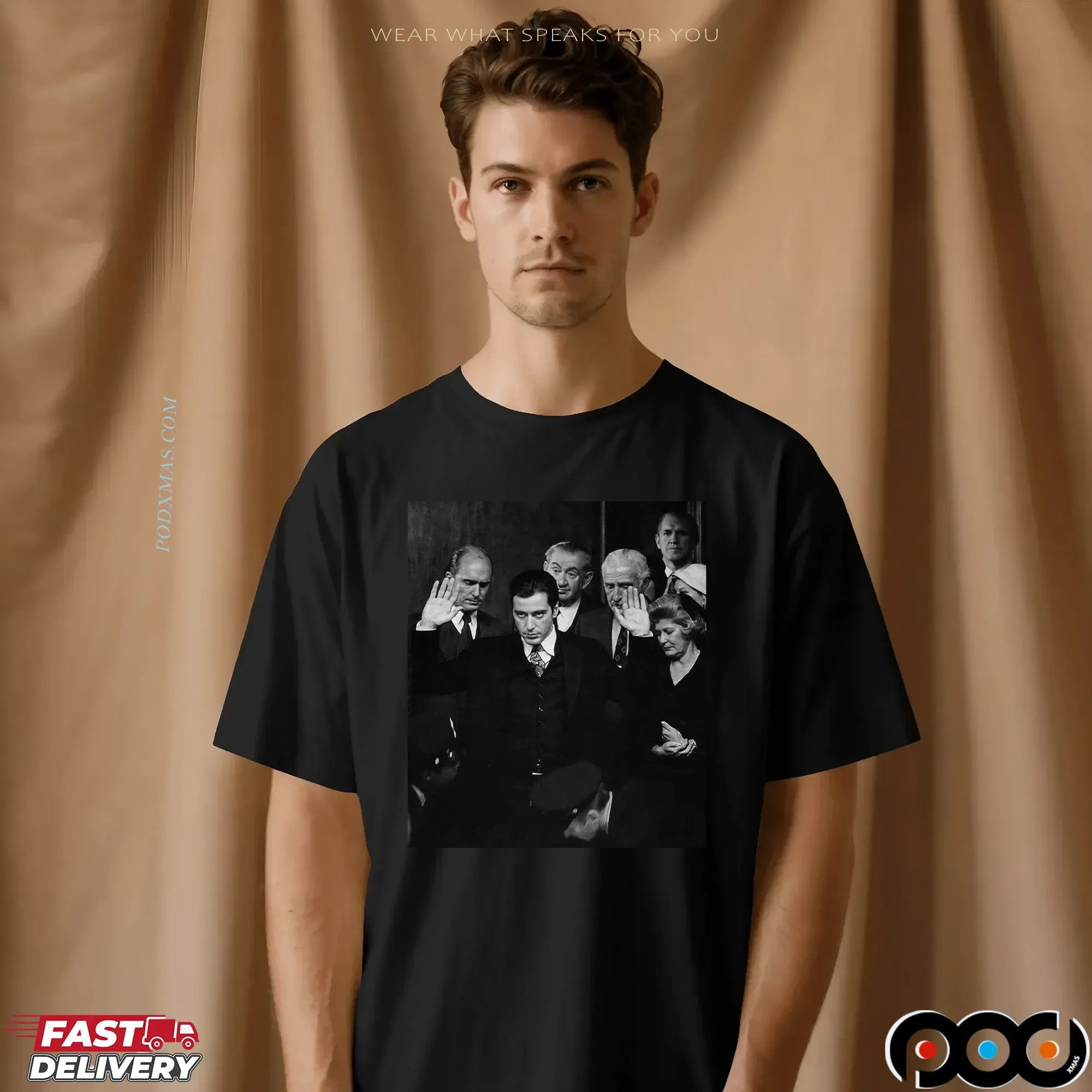Michael Corleone The Godfather Iconic Scene T Shirt
