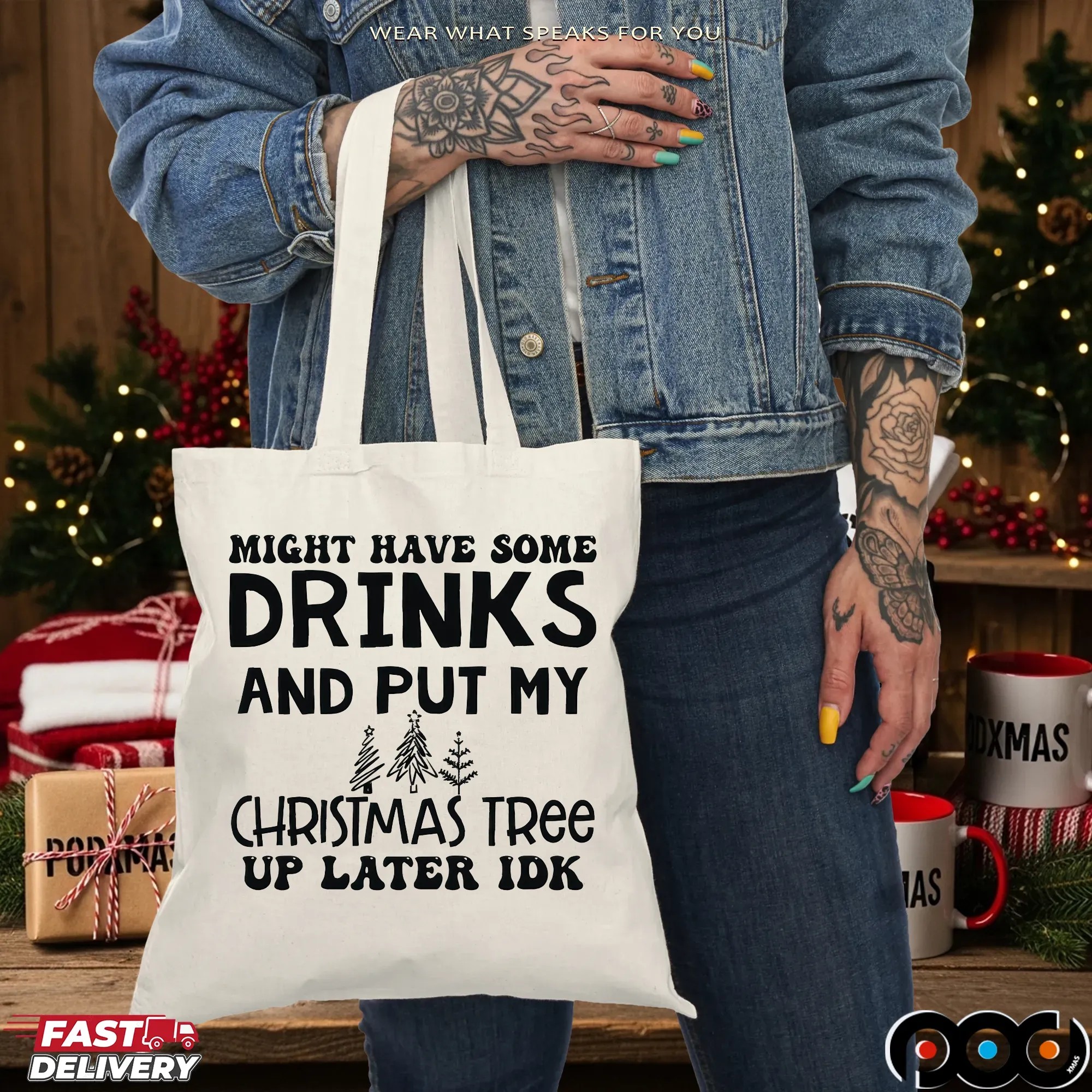 Might Have Some Drinks And Put My Christmas Tree Up Later Idk T Shirt