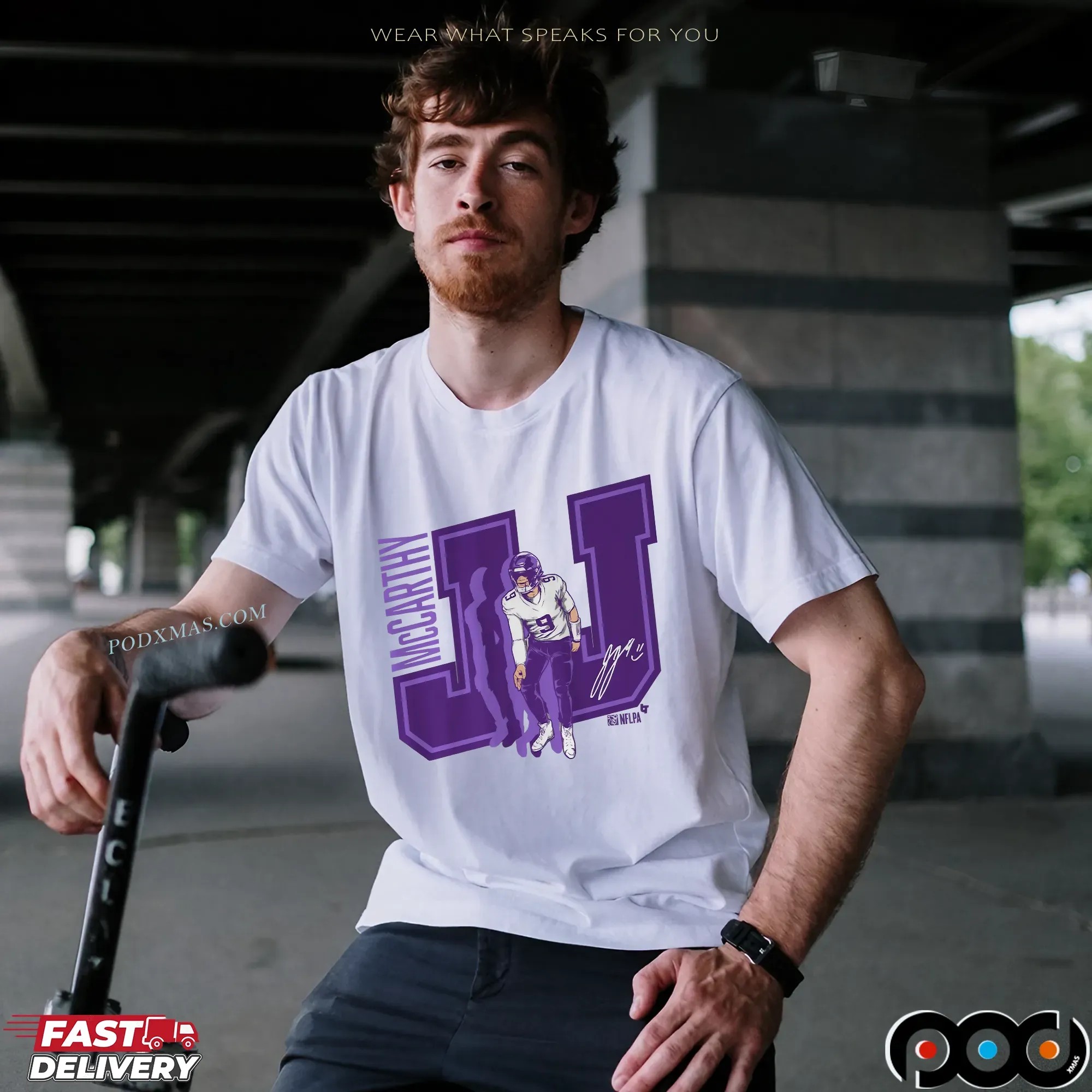 Minnesota Vikings QB J J McCarthy Griddy T Shirt