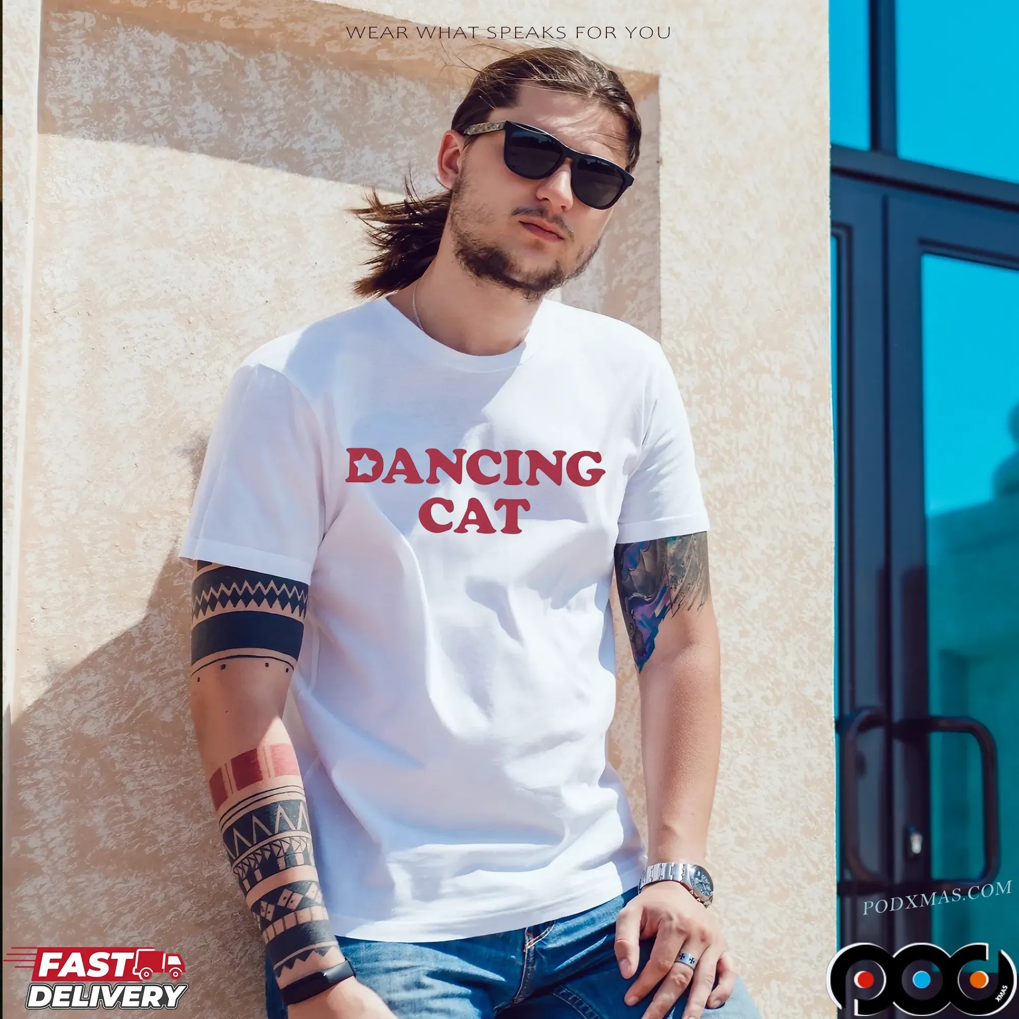NCT WISH Dancing Cat T Shirt