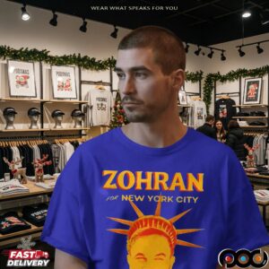 New York City Muslim Mayor Zohran Mamdani Face T Shirt