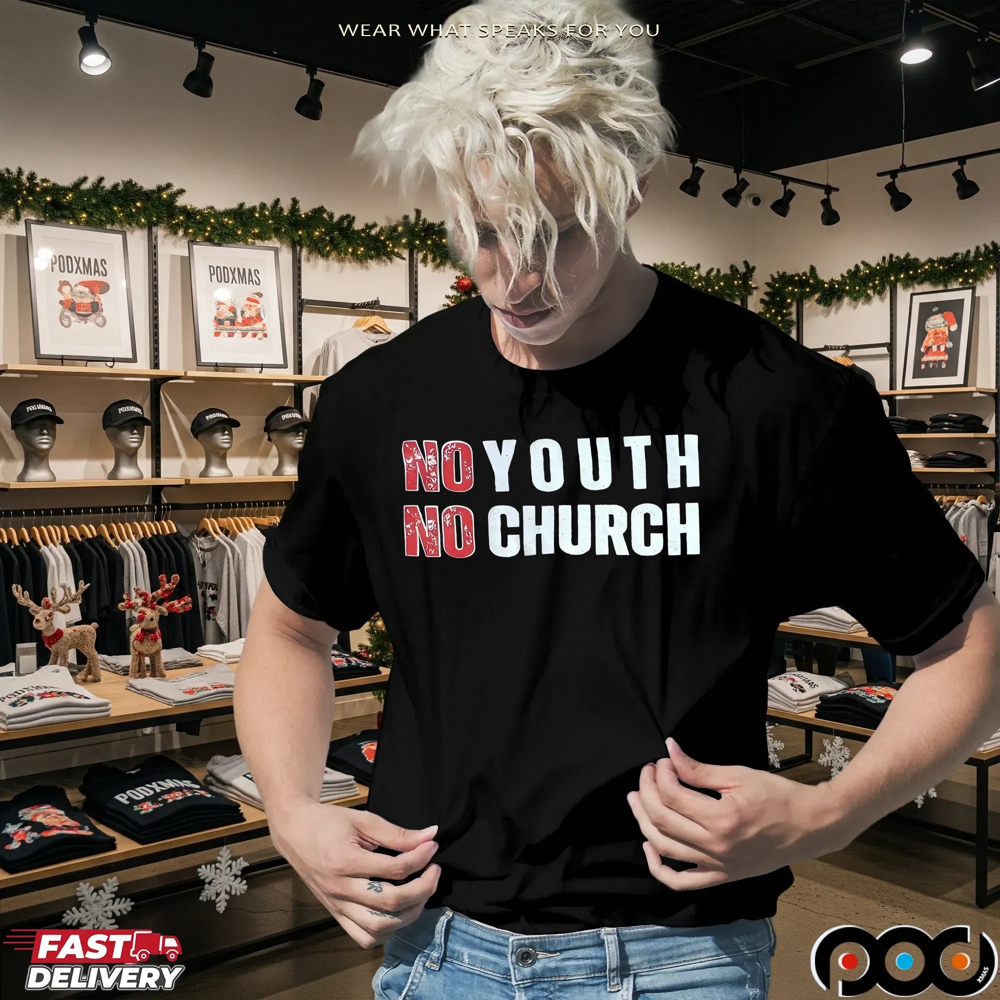No Youth No Church T Shirt