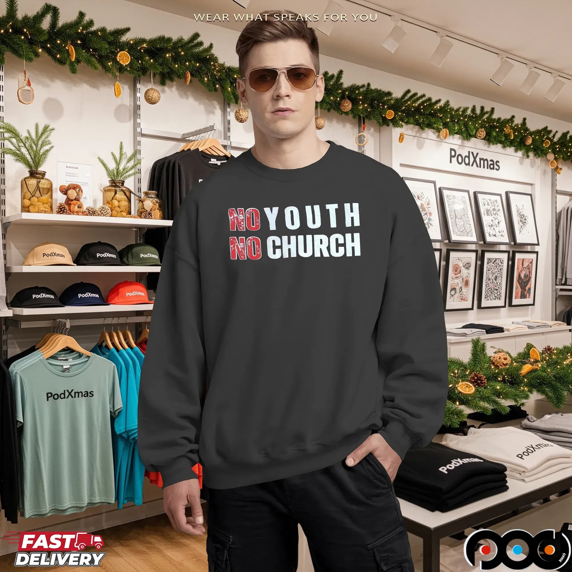No Youth No Church T Shirt