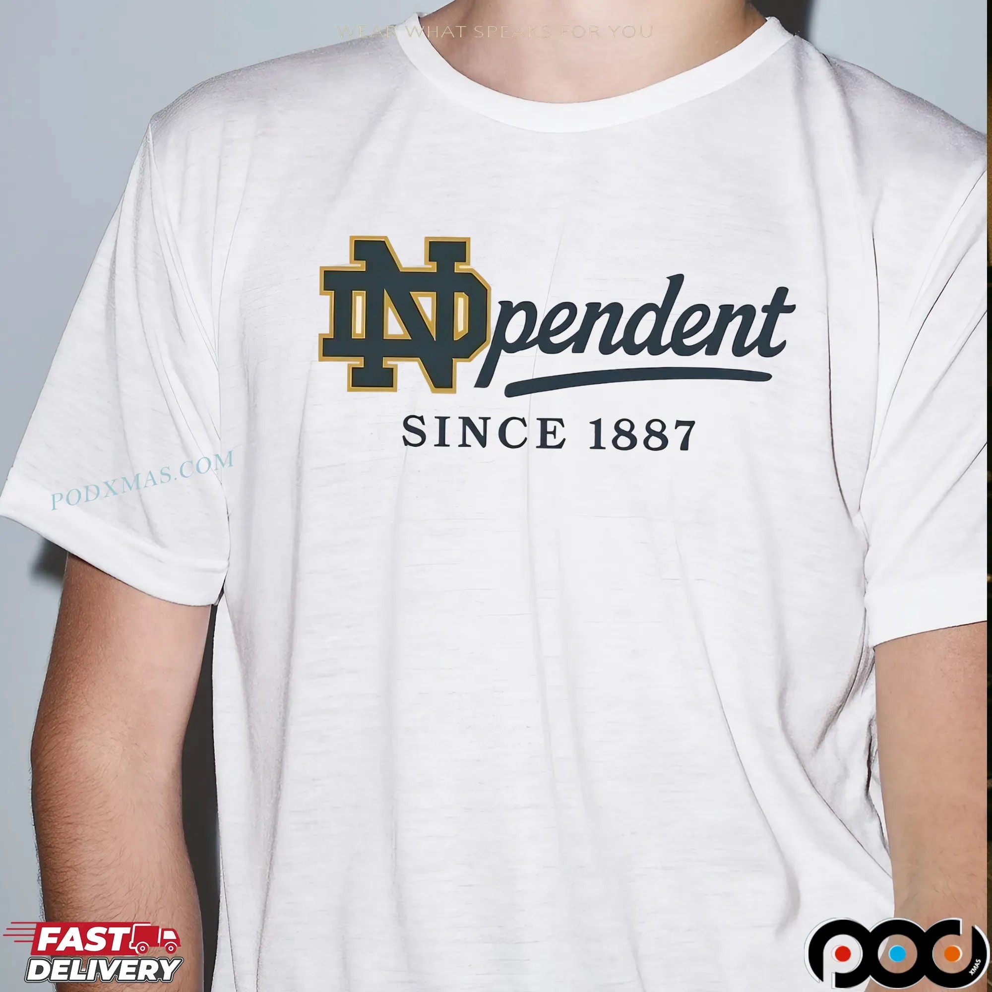 Notre Dame Fighting Irish Independent Since 1887 T Shirt