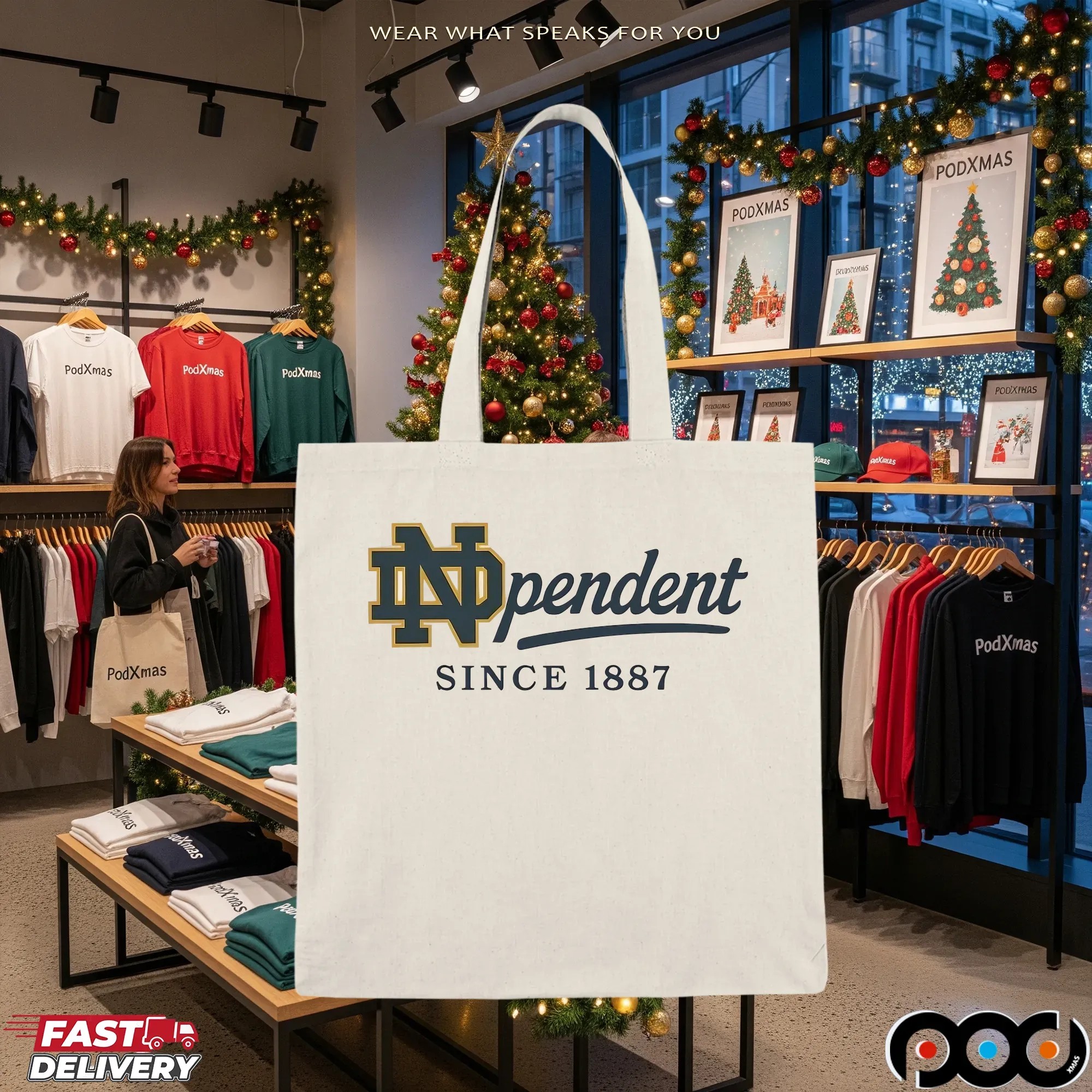 Notre Dame Fighting Irish Independent Since 1887 T Shirt