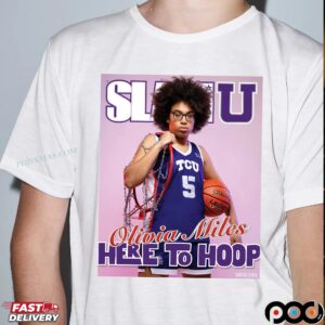 Olivia Miles Here To Hoop Slam Cover T Shirt