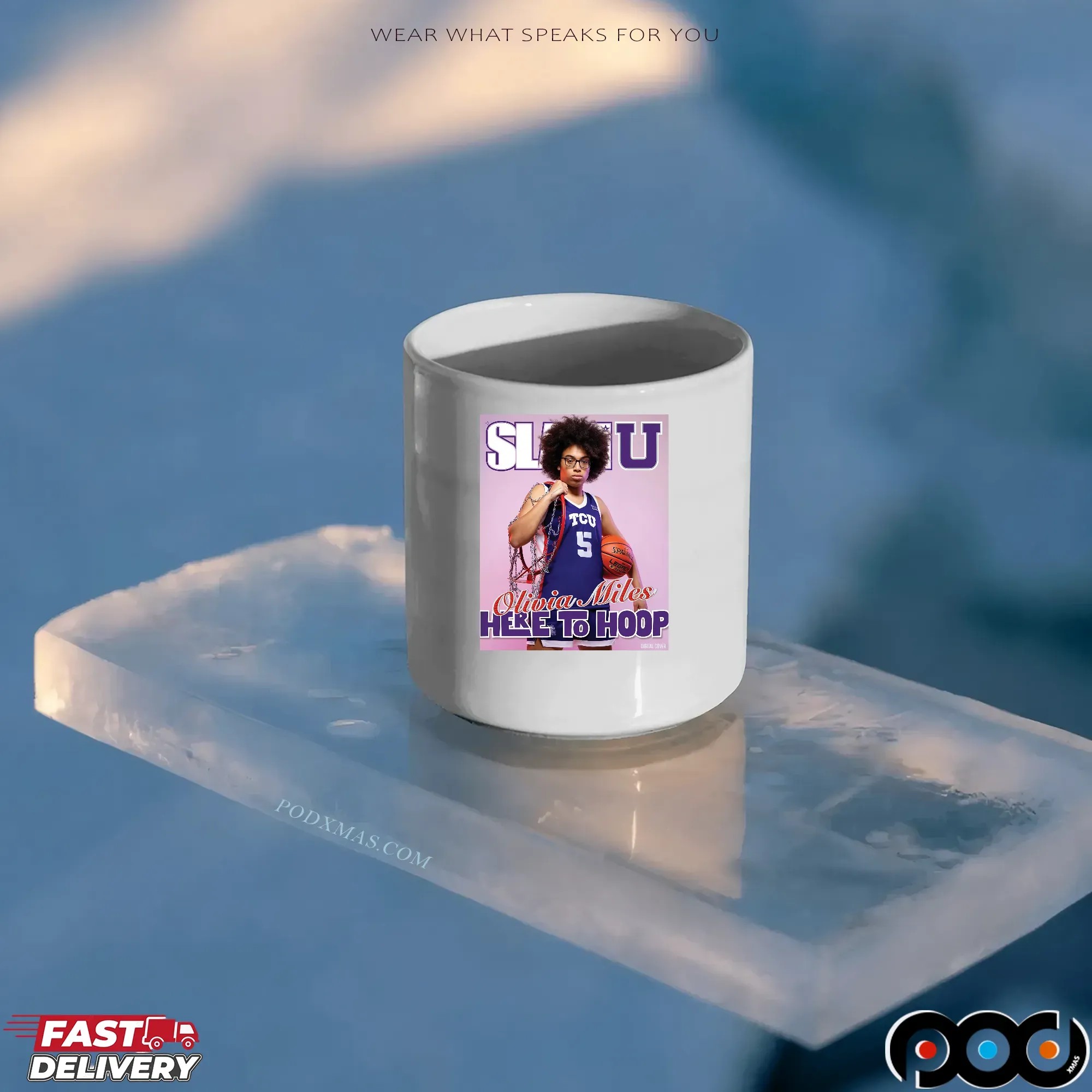 Olivia Miles Here To Hoop Slam Cover T Shirt