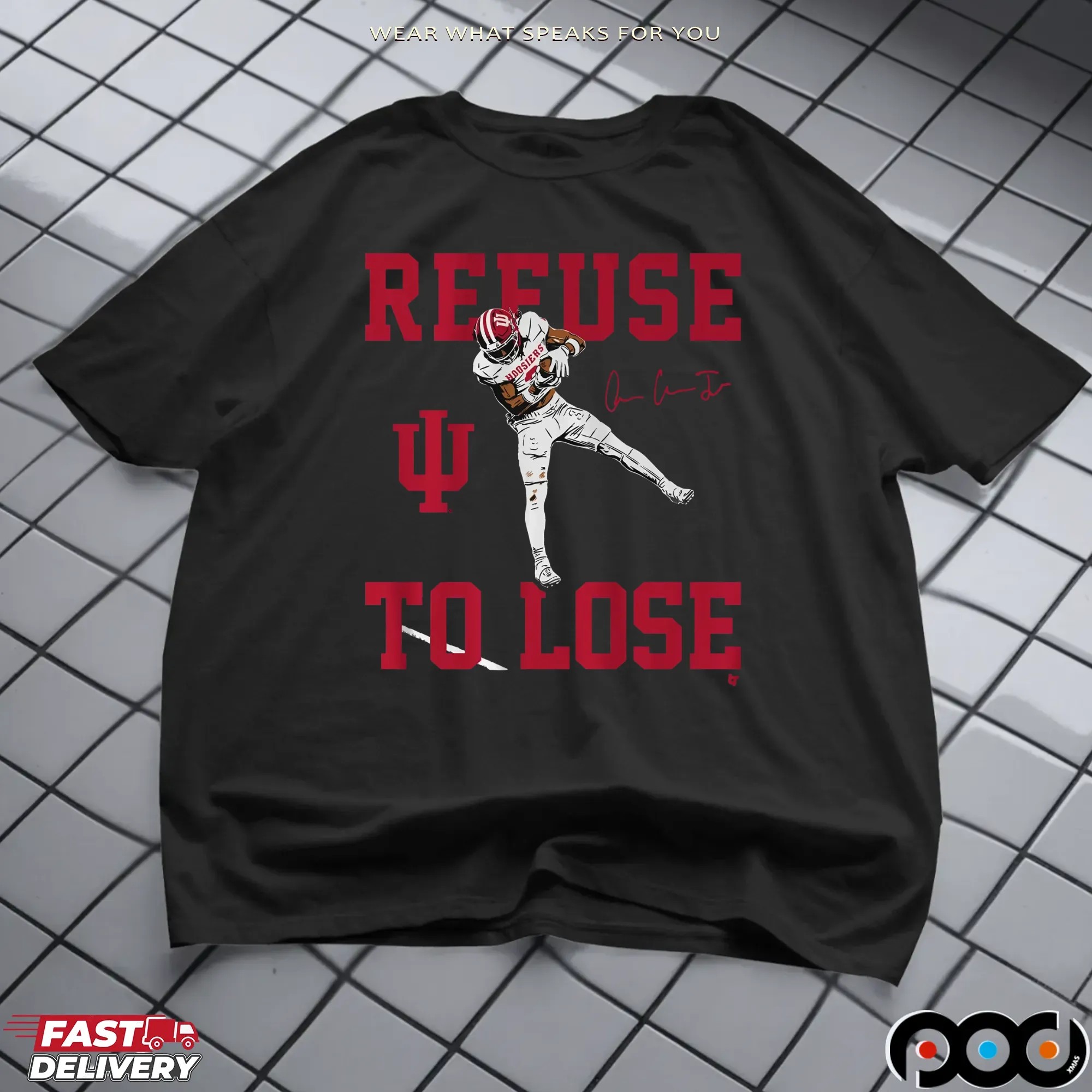 Omar Cooper Jr Refuse to Lose Indiana Hoosiers Graphic T Shirt