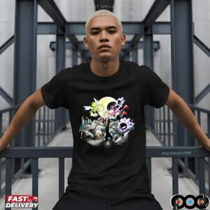 One Piece Roronoa Zoro and Perona Dark Moon Spooky Castle T Shirt