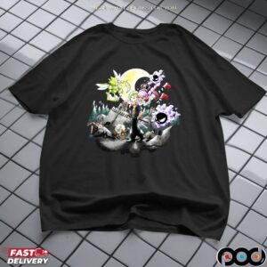 One Piece Roronoa Zoro and Perona Dark Moon Spooky Castle T Shirt