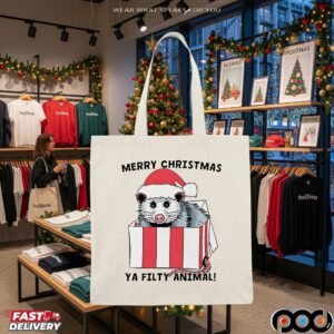 Opossum Merry Christmas Ya Filthy Animal T Shirt
