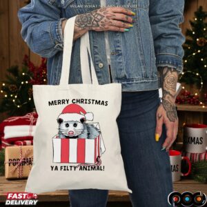 Opossum Merry Christmas Ya Filthy Animal T Shirt