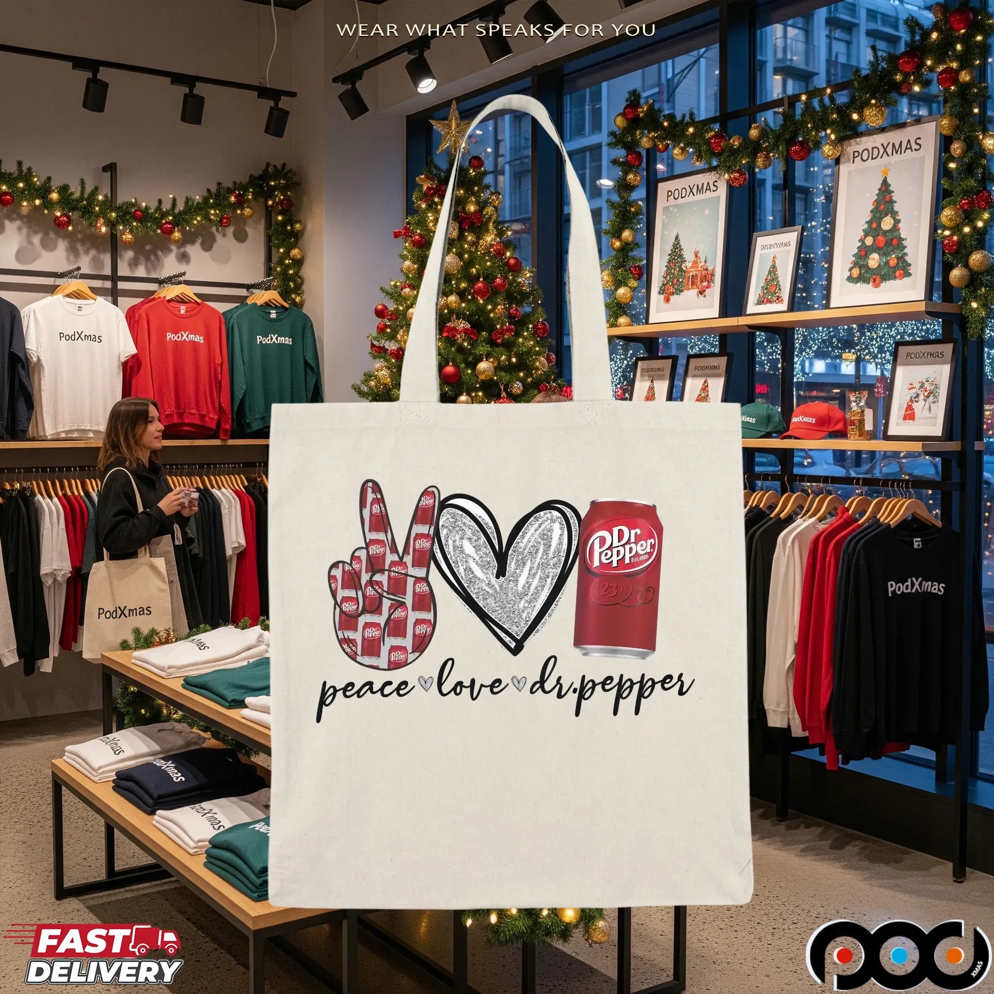 Peace Love Dr Pepper Retro Soda Lover T Shirt