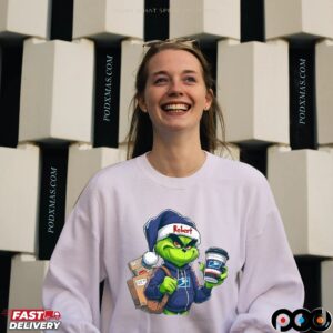 Personalized USPS Grinch Mail Carrier Christmas Postal Worker T Shirt