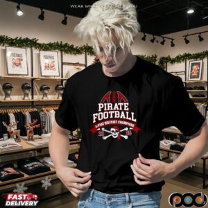 Pirate Football 4-Peat District Champion 2025 T Shirt