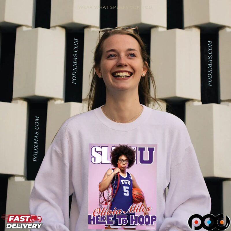 Olivia Miles Here To Hoop Slam Cover T Shirt