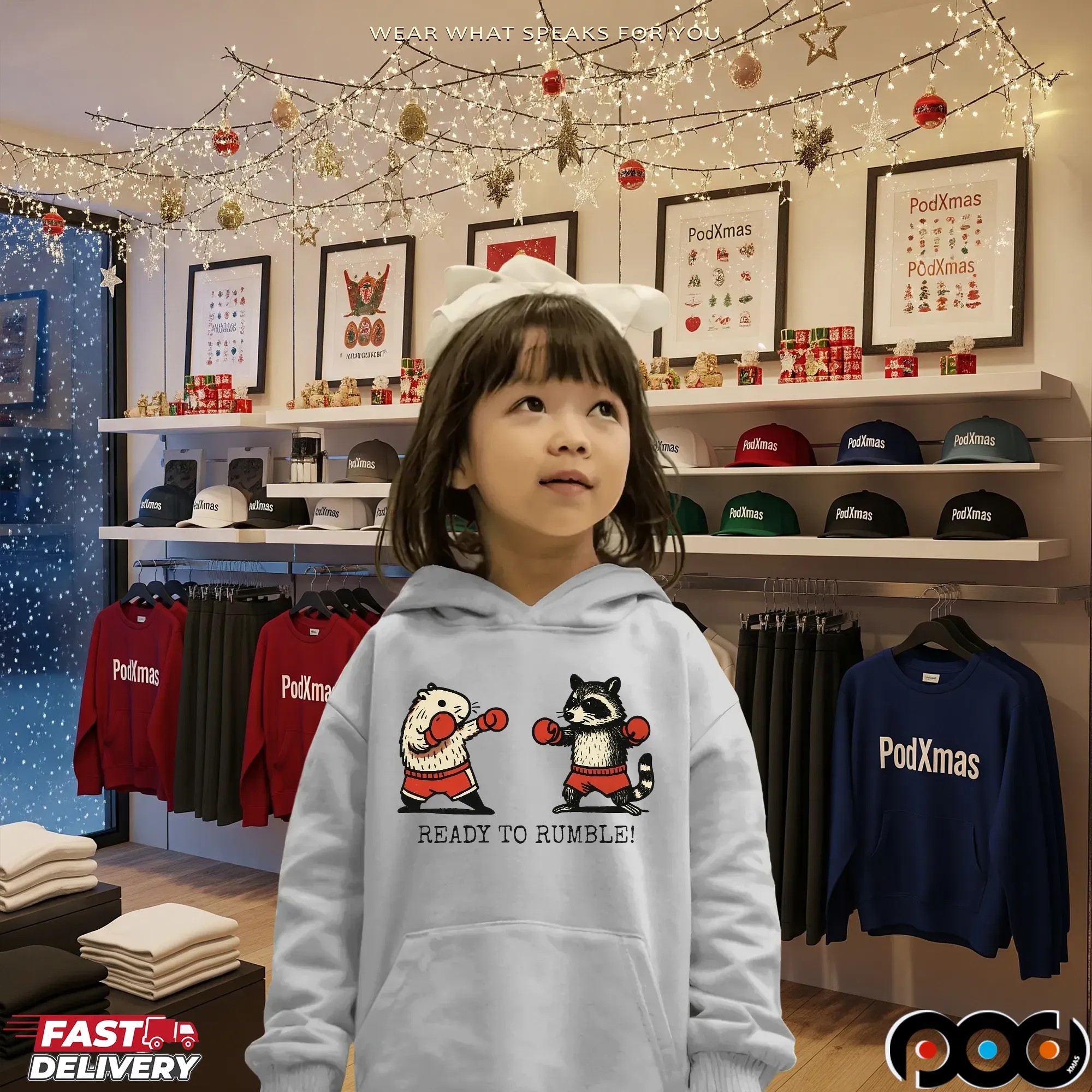 Raccoon Ready To Rumble T Shirt
