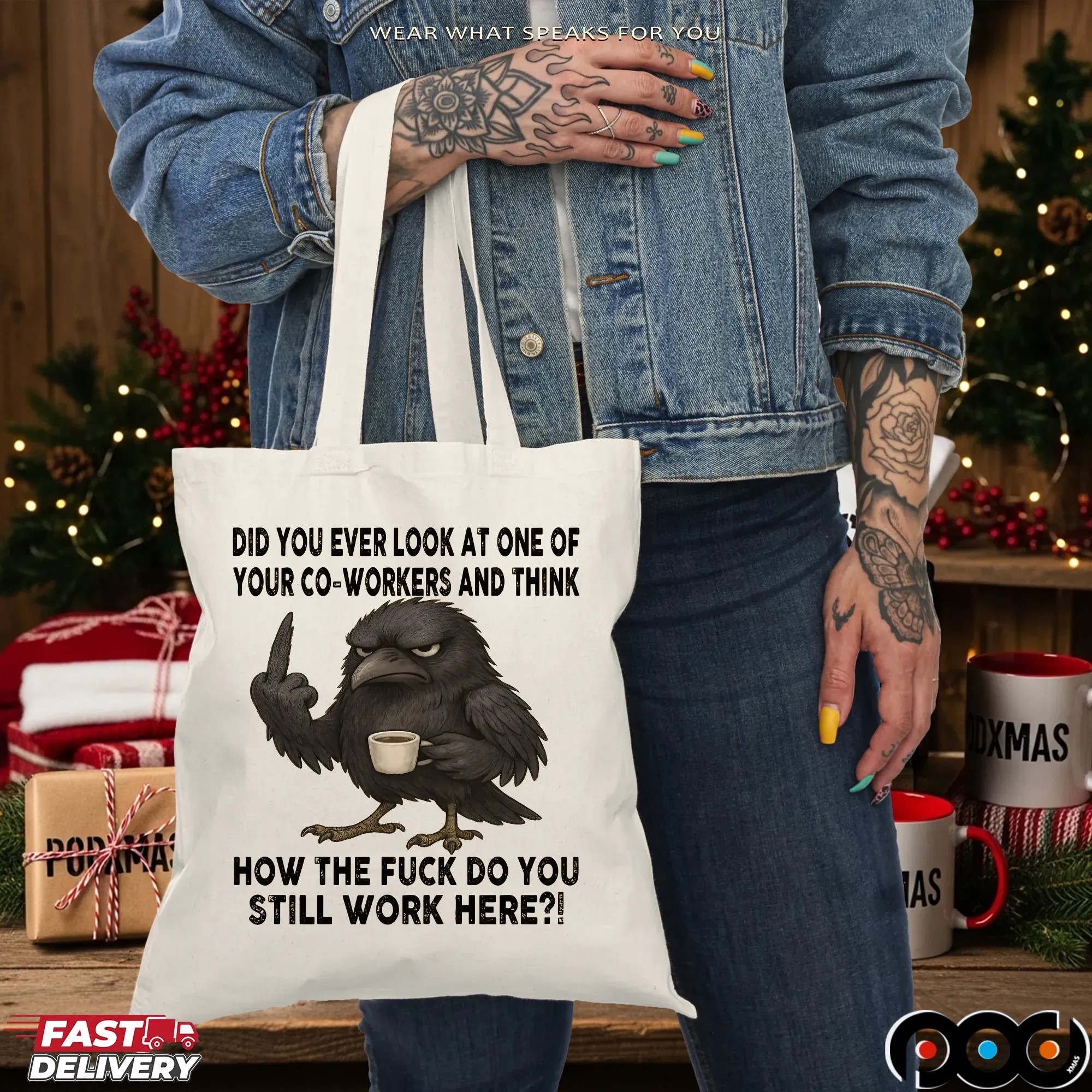 Raven Did You Ever Look At One Of Your Co-workers And Think How The Fuck Do You Still Work Here T Shirt