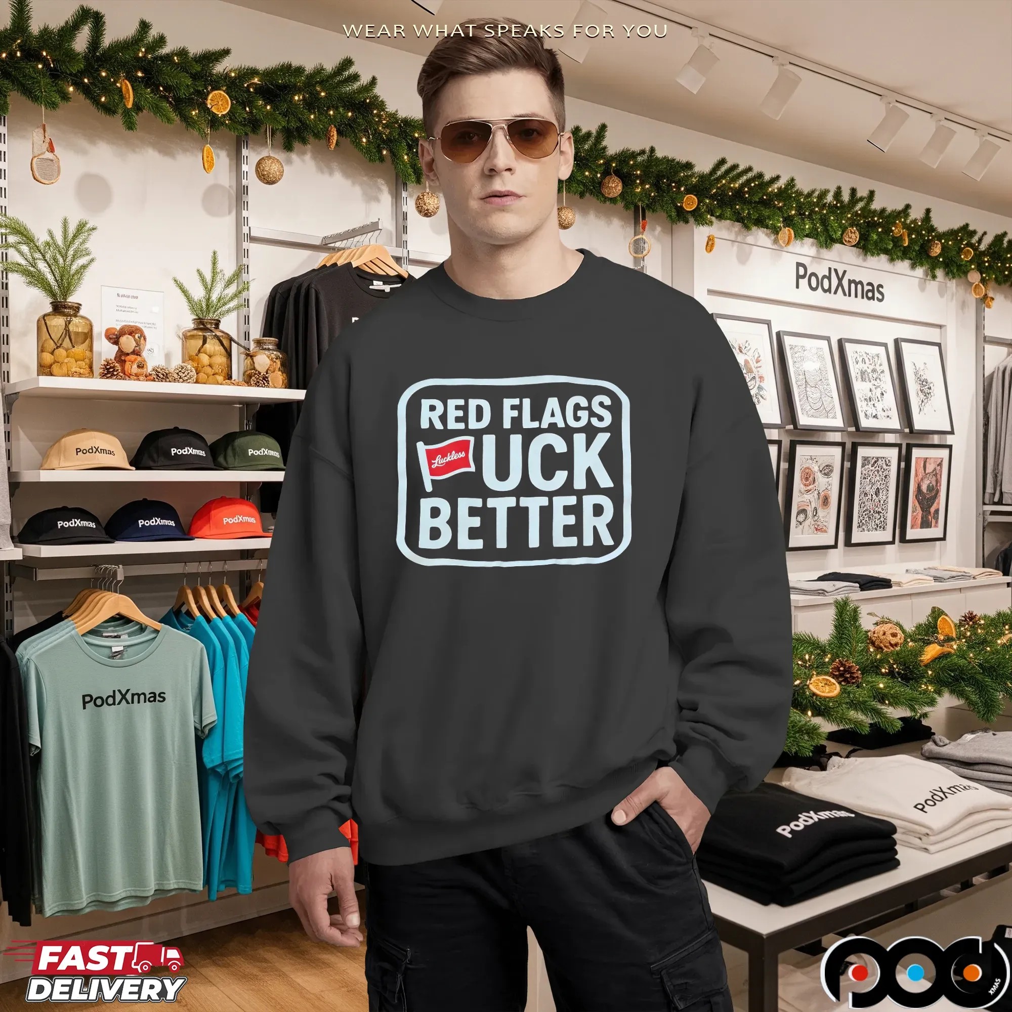 Red Flags Fck Better T Shirt
