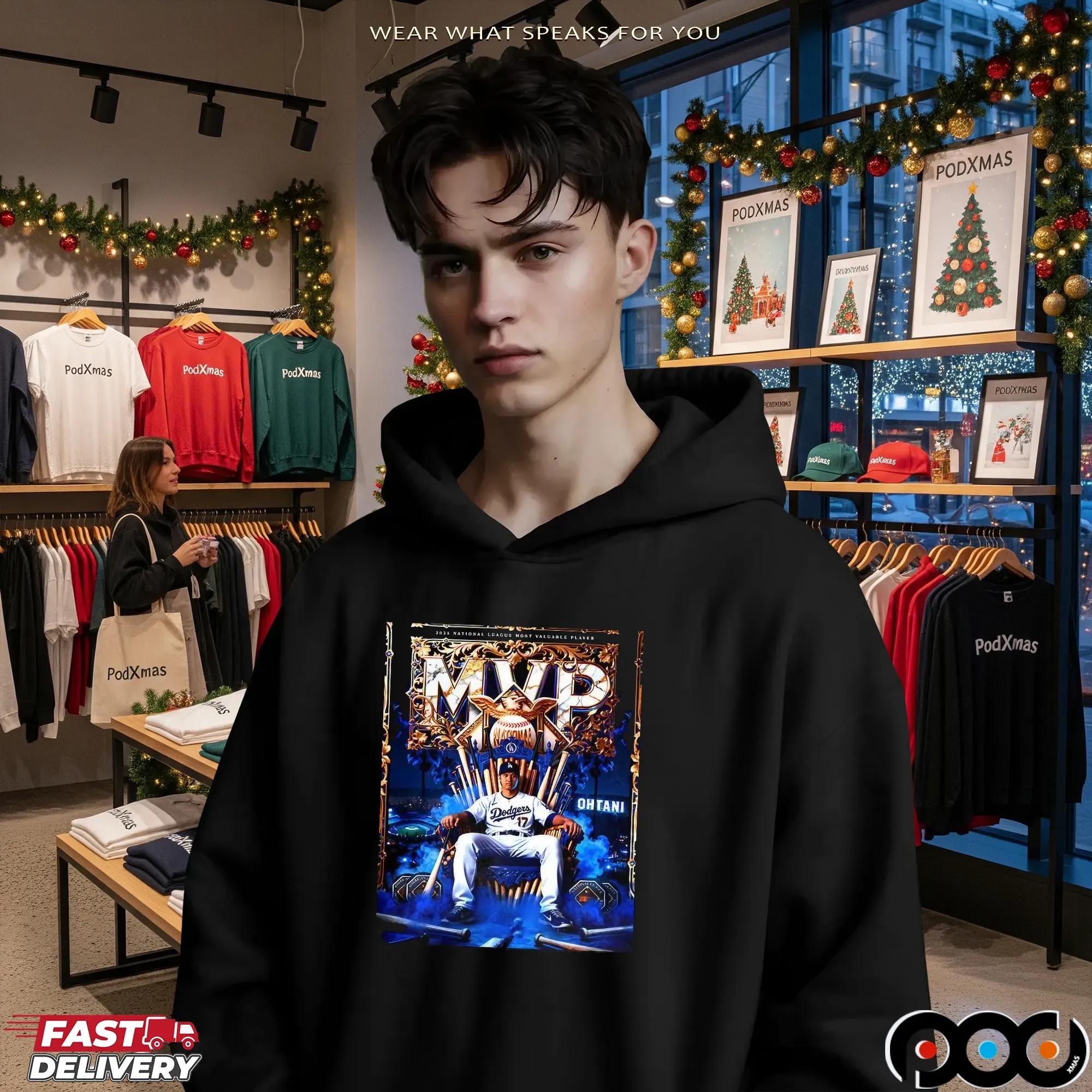 Shohei Ohtani 2025 National League MVP Throne T Shirt