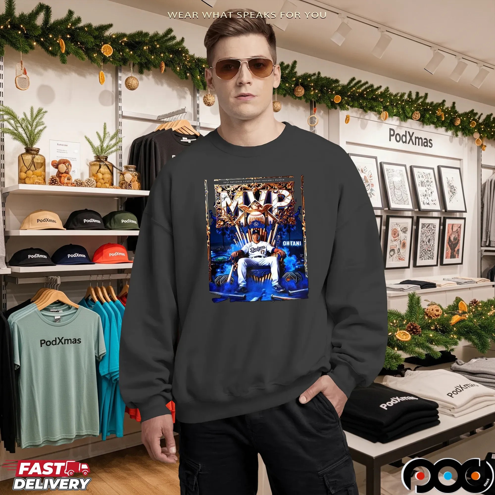 Shohei Ohtani 2025 National League MVP Throne T Shirt