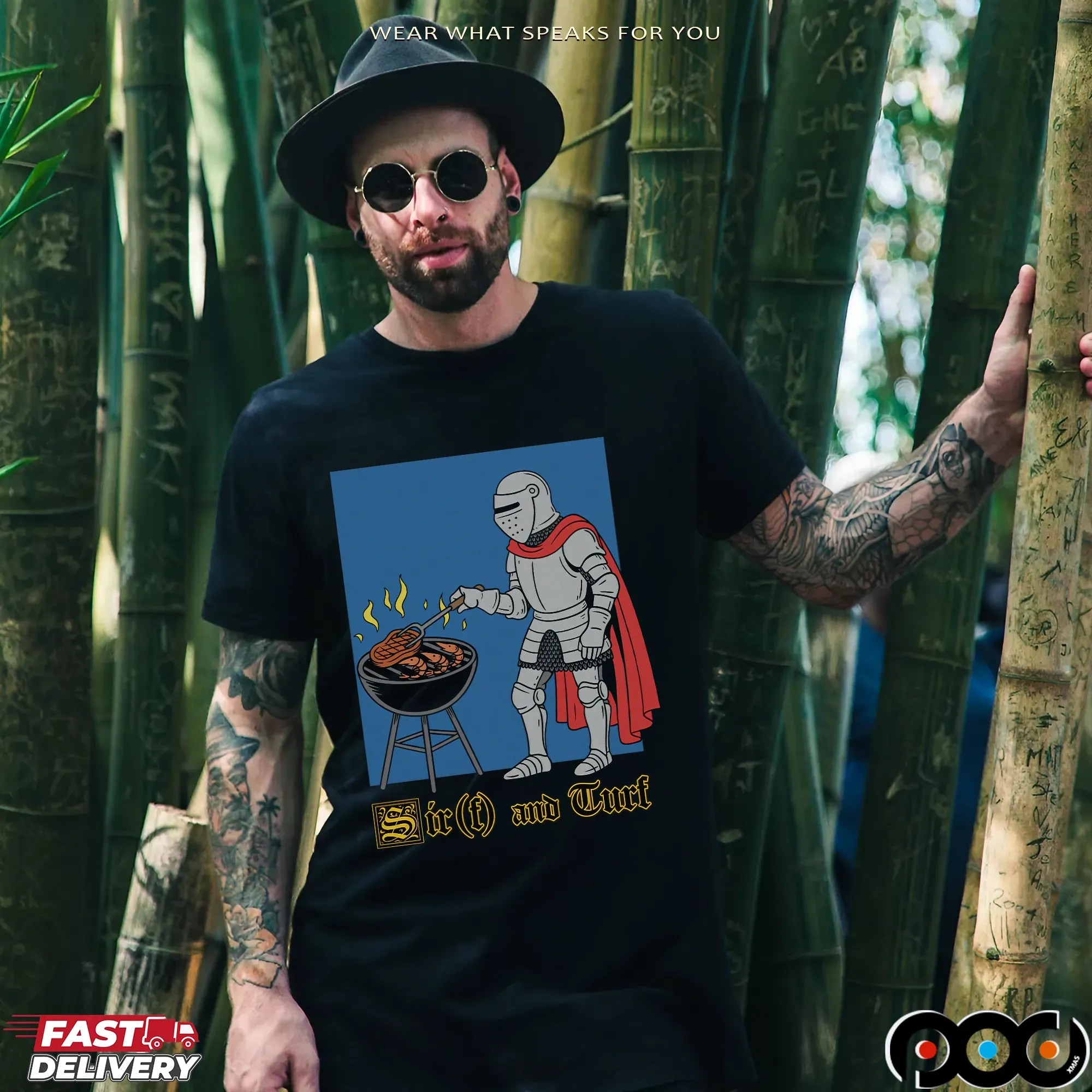 Sir(f) and Turf Graphic T Shirt