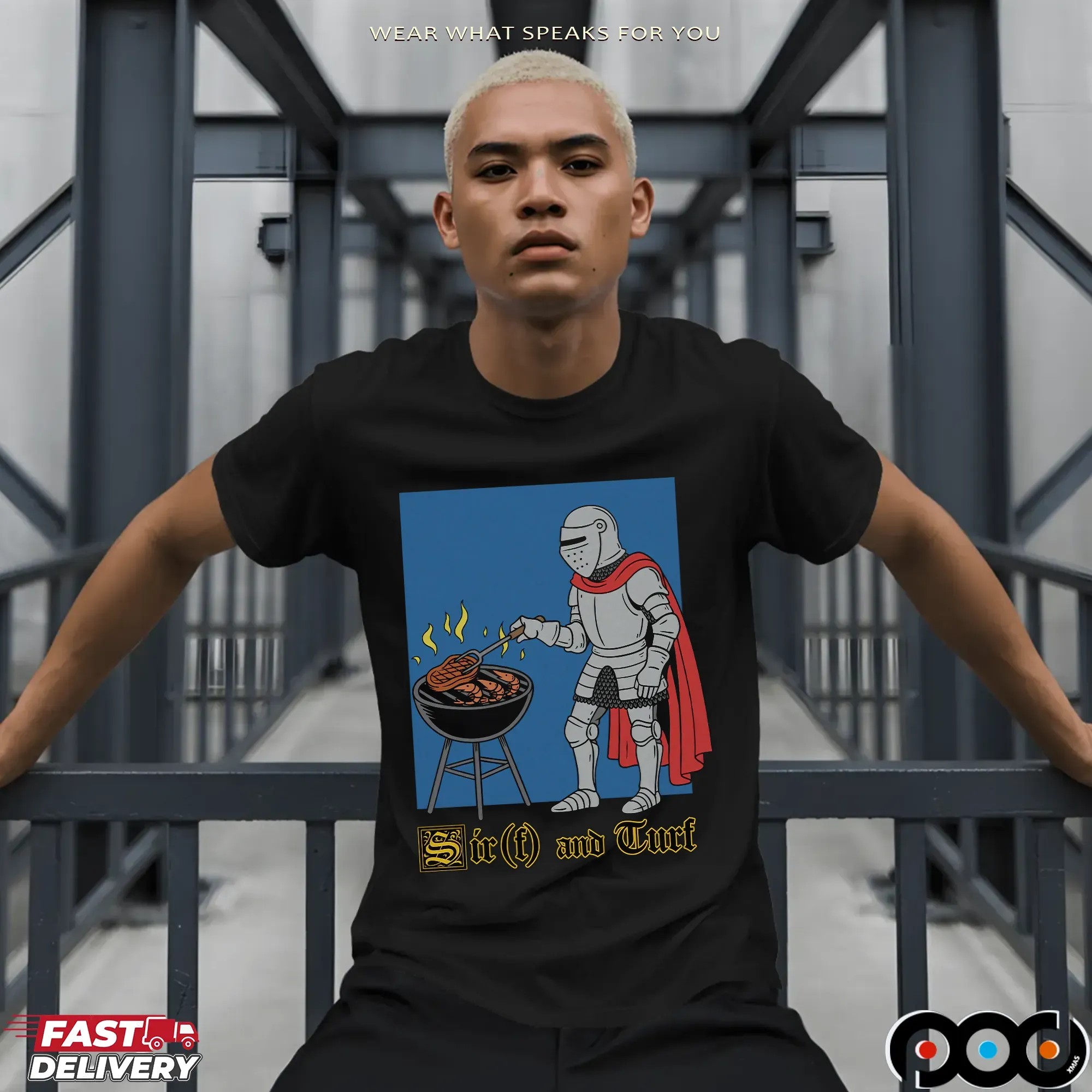 Sir(f) and Turf Graphic T Shirt