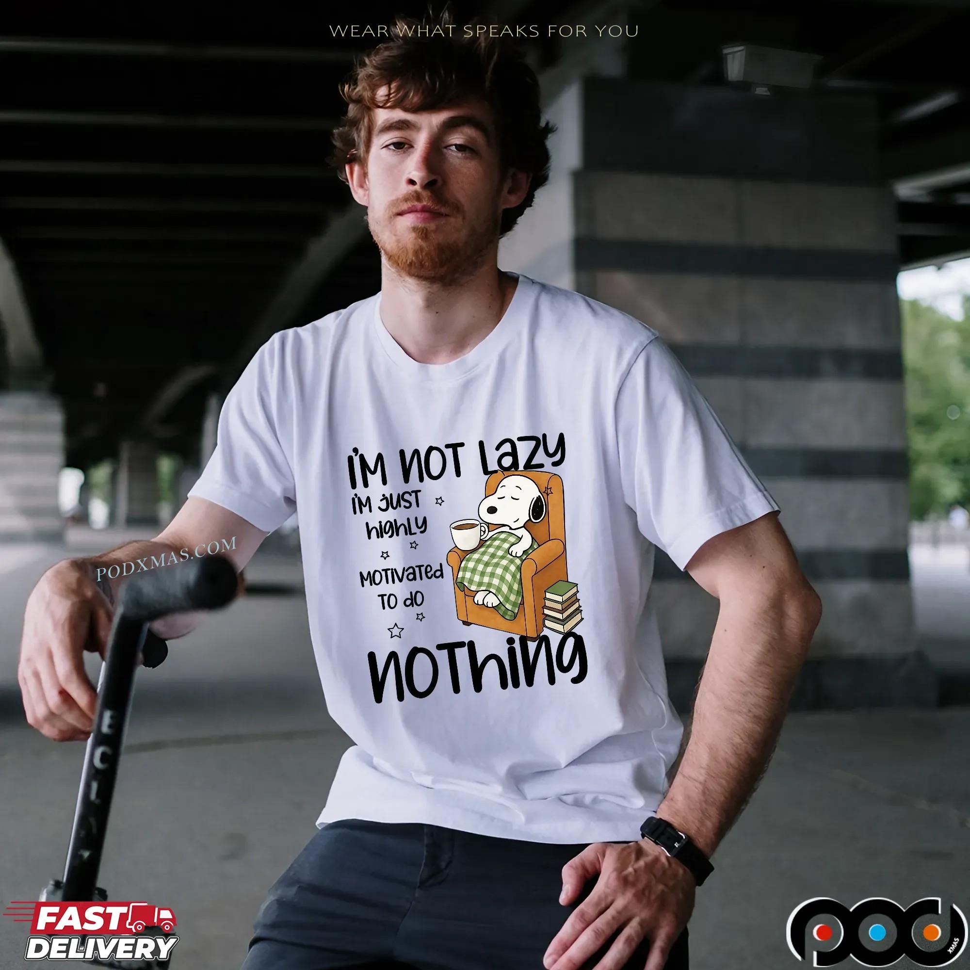 Snoopy I'm Not Lazy I'm Just Highly Motivated To Do Nothing Shirt