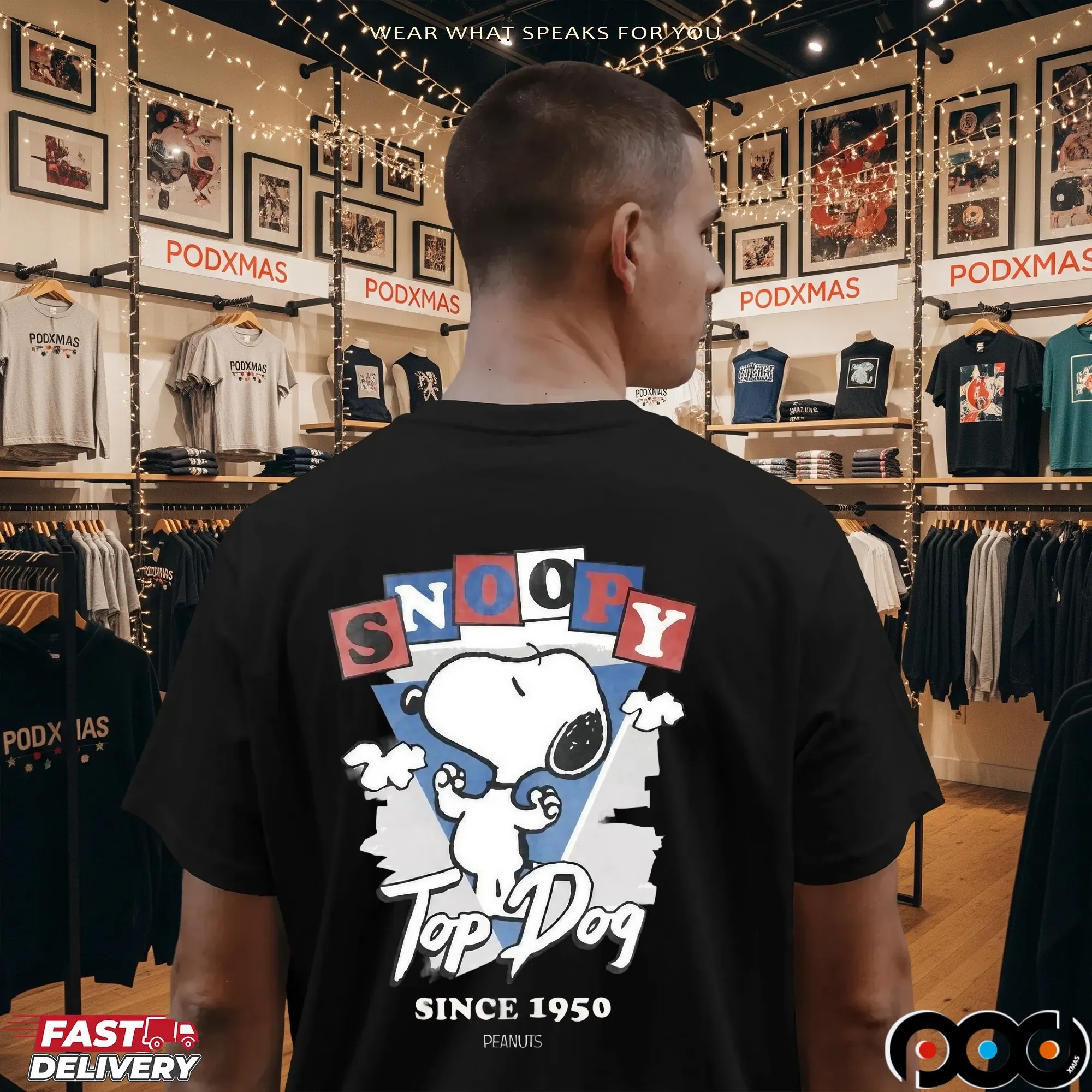 Snoopy Top Dog Since 1950 The Peanuts T Shirt
