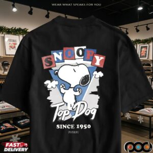 Snoopy Top Dog Since 1950 The Peanuts T Shirt