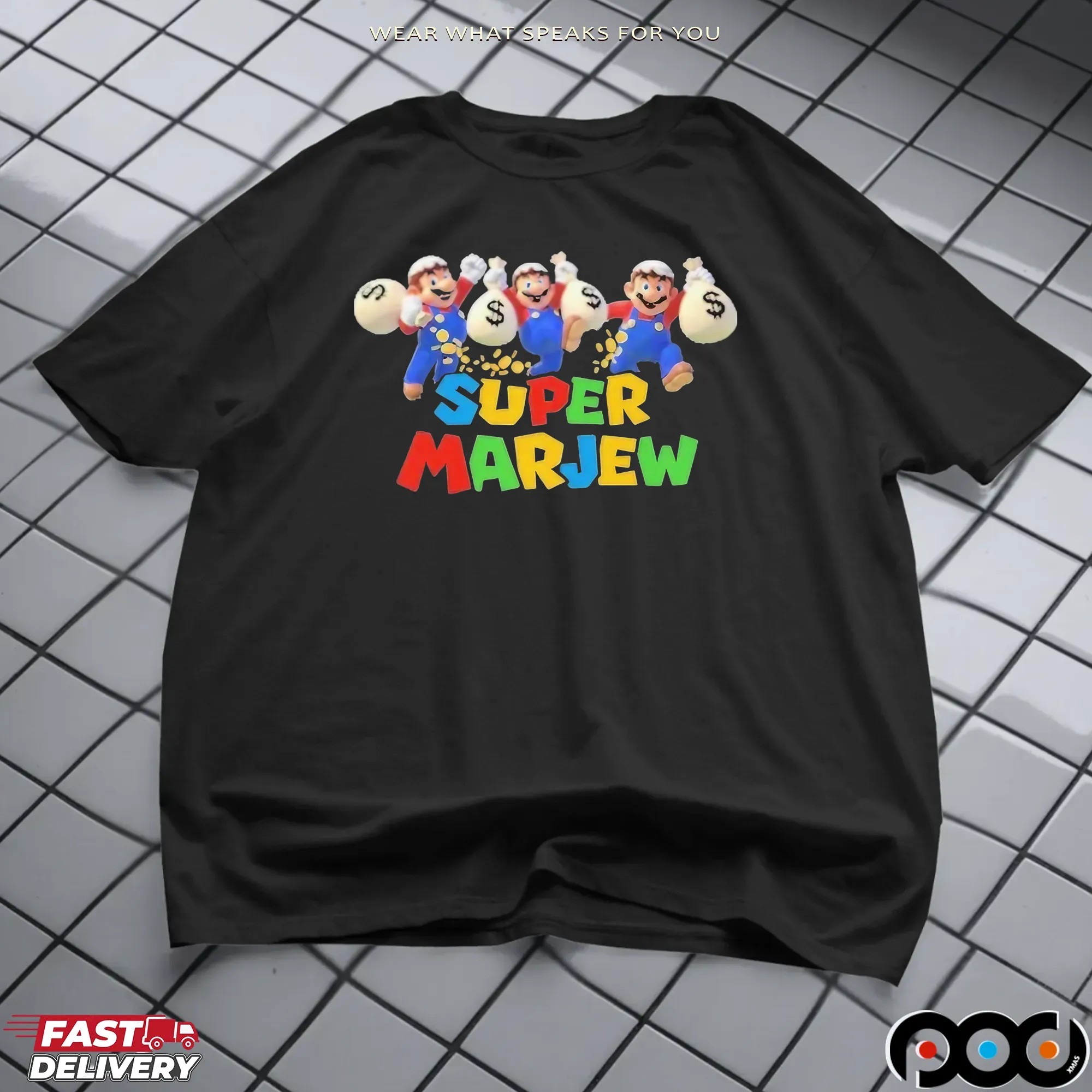 Super Mario Bros Super Marjew T Shirt