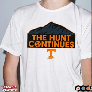 Tennessee Baseball The Hunt Continues Mountain T Shirt