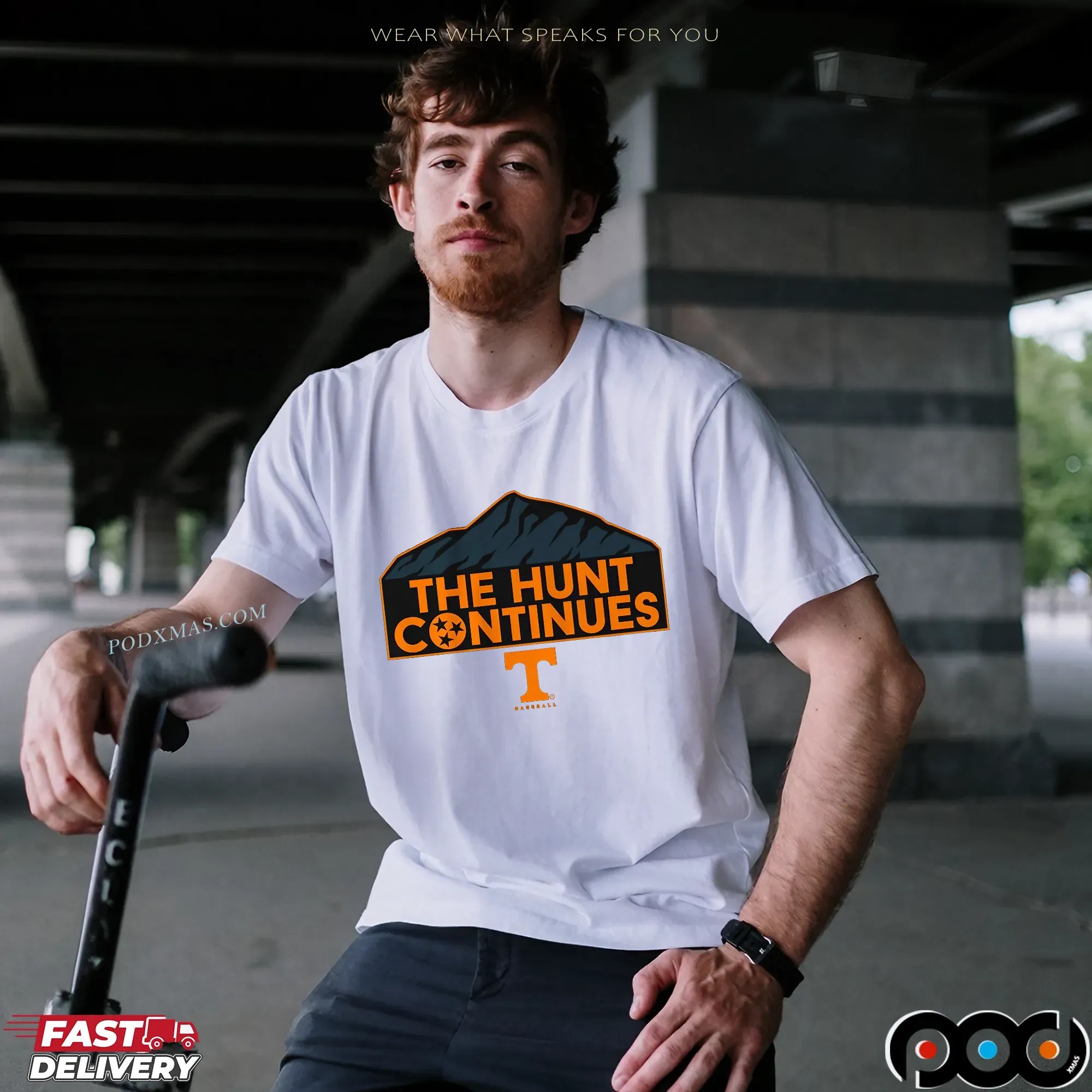Tennessee Baseball The Hunt Continues Mountain T Shirt