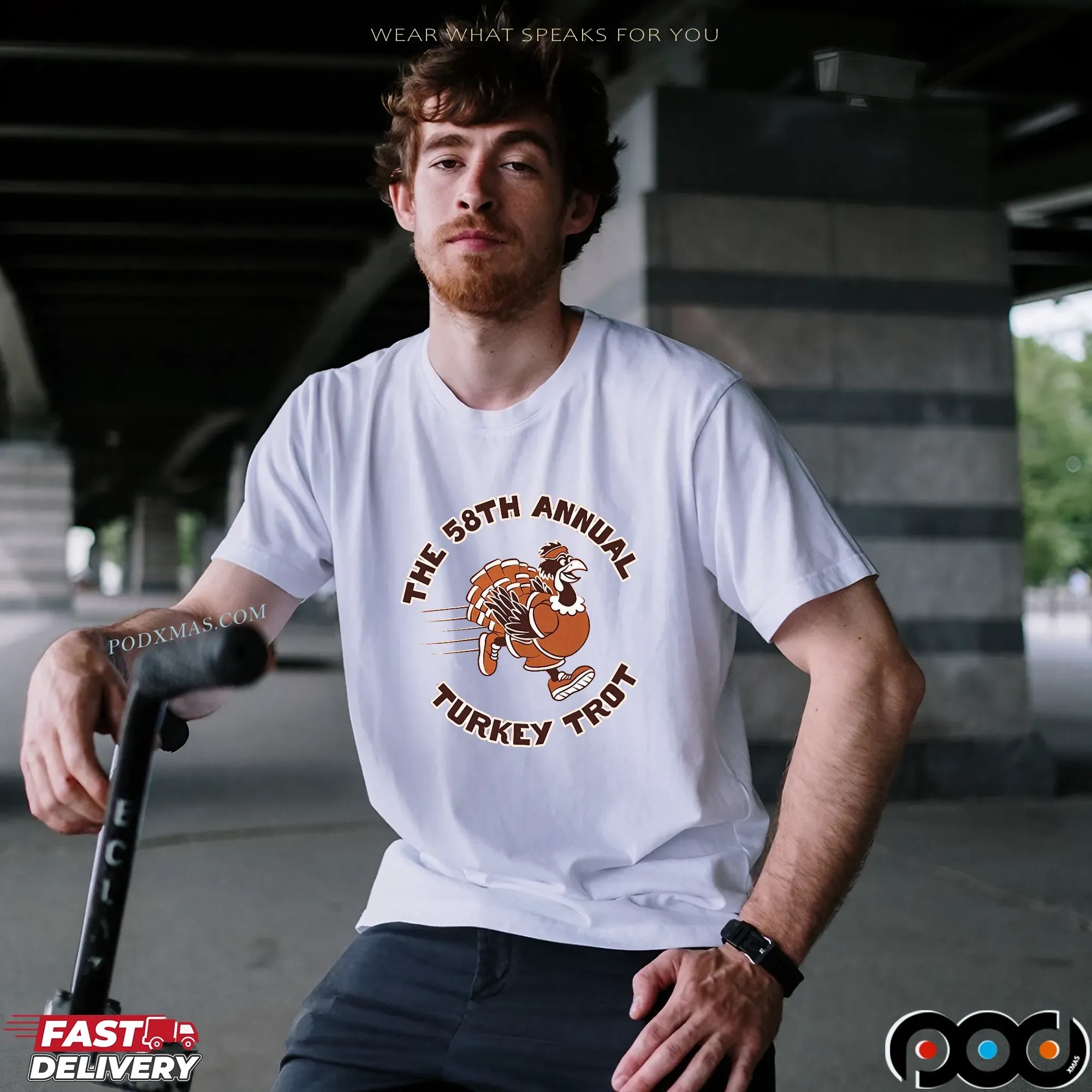 The 58th Annual Turkey Trot Graphic T Shirt