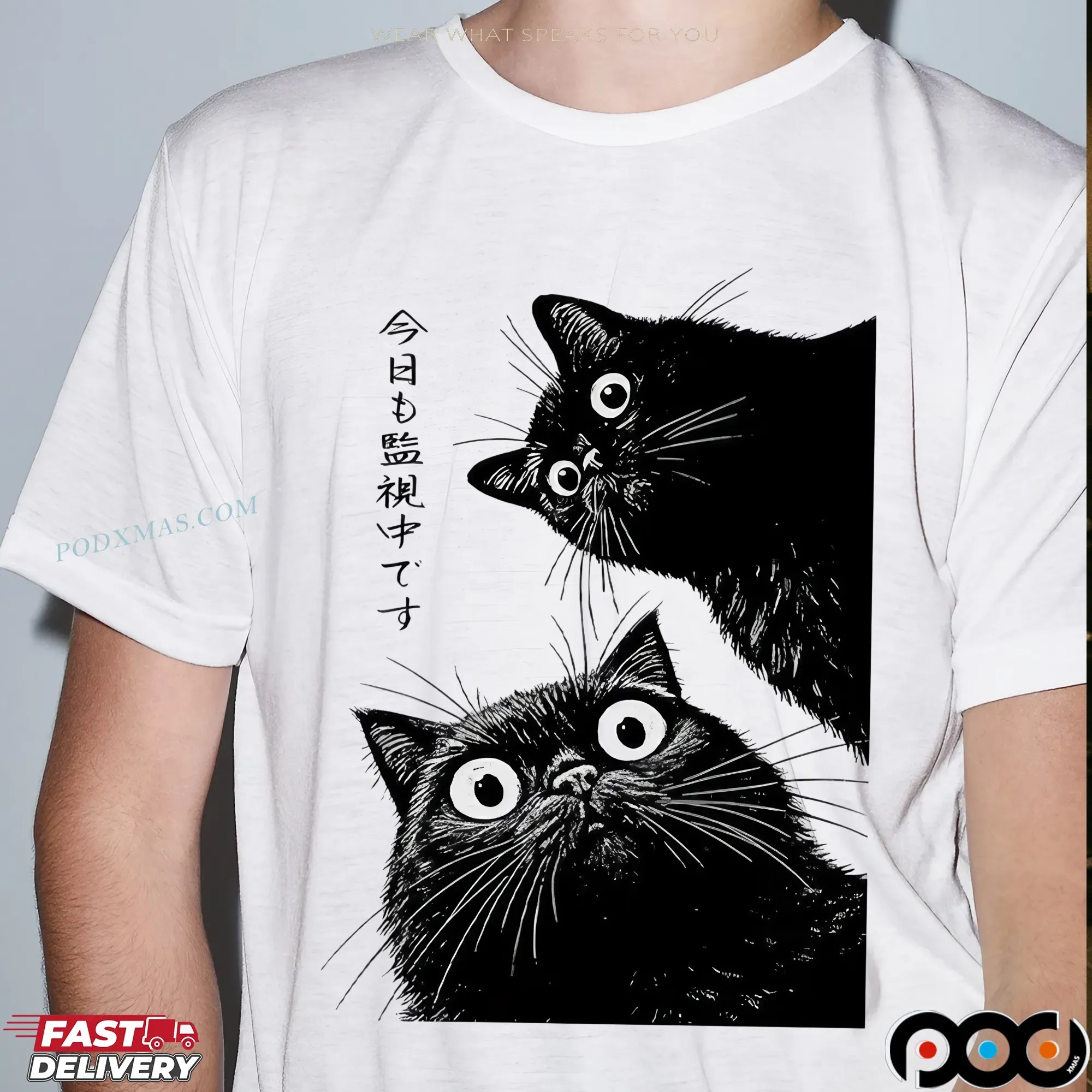 The Cat is Watching Today Classic T Shirt