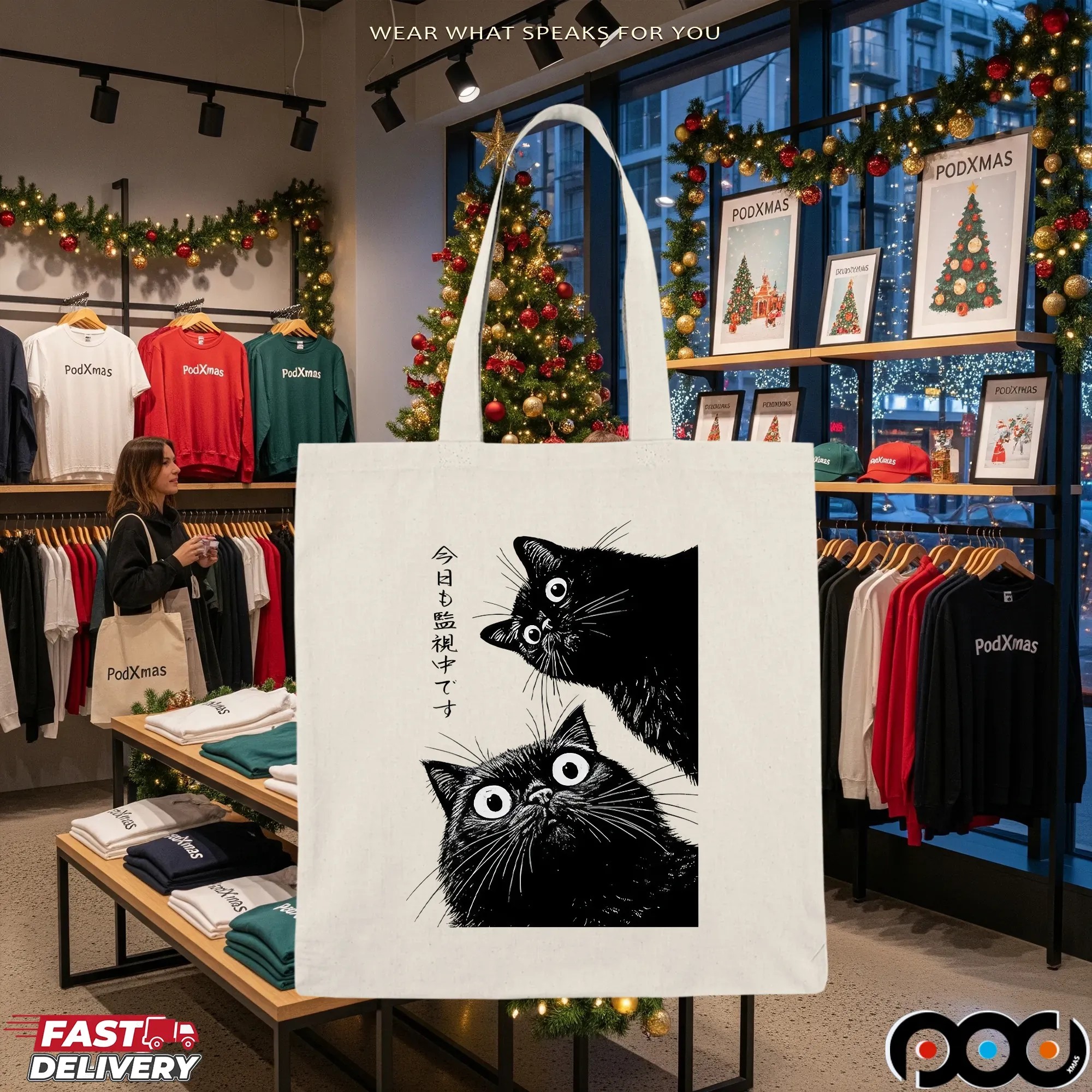 The Cat is Watching Today Classic T Shirt