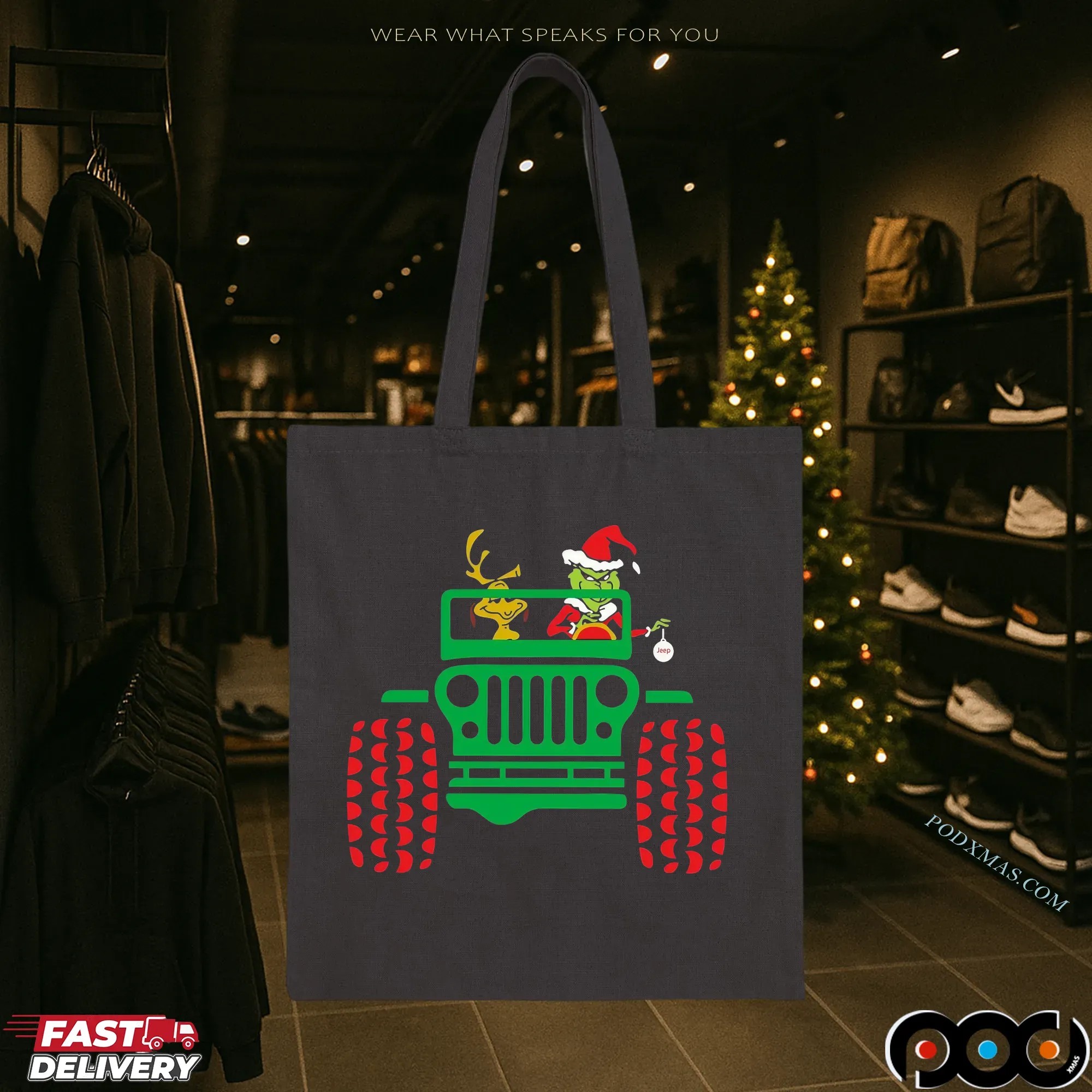 The Grinch Max Jeep Chrismas Shirt