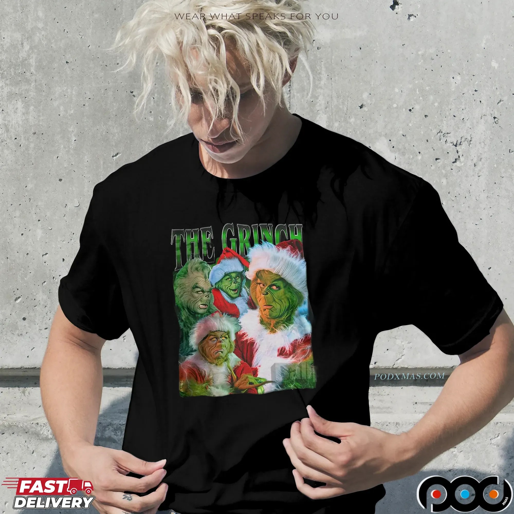 The Grinch Movie Christmas Retro Bootleg T Shirt