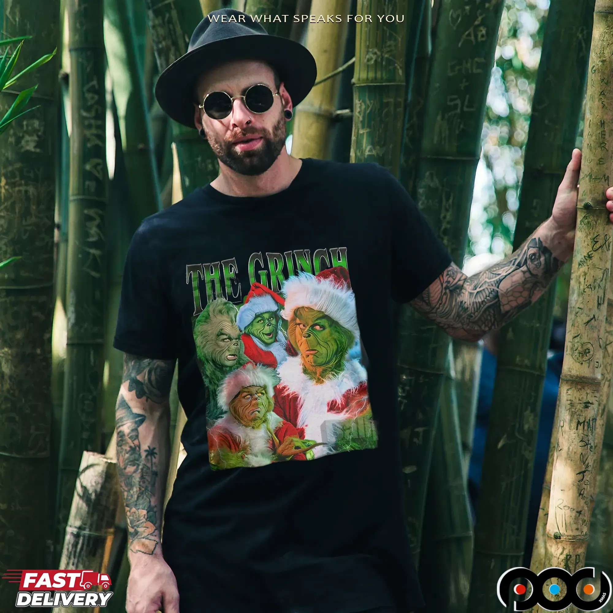 The Grinch Movie Christmas Retro Bootleg T Shirt