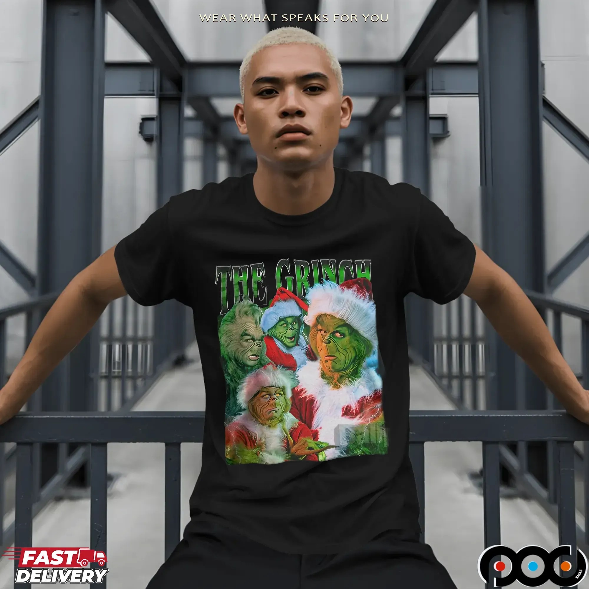 The Grinch Movie Christmas Retro Bootleg T Shirt