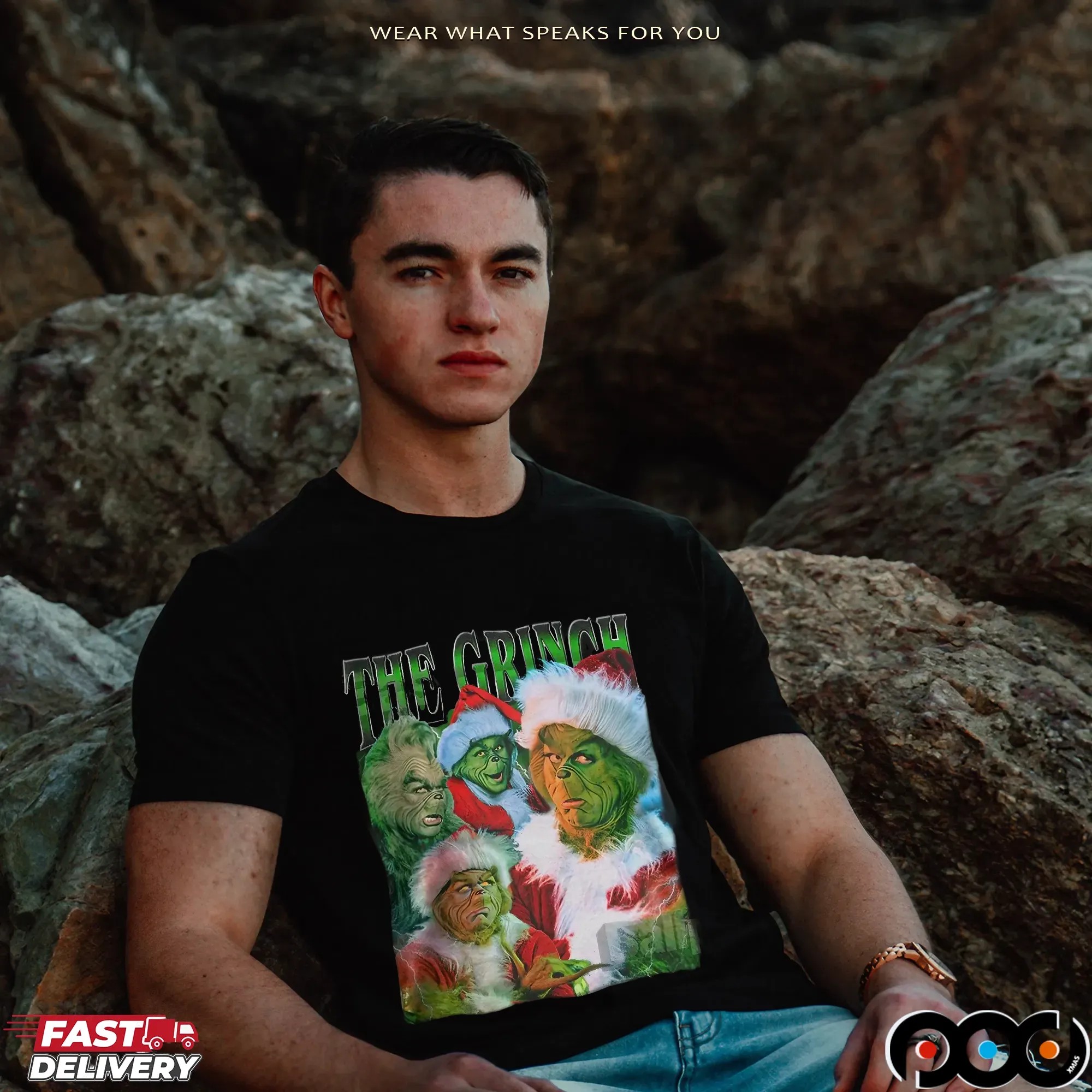 The Grinch Movie Christmas Retro Bootleg T Shirt