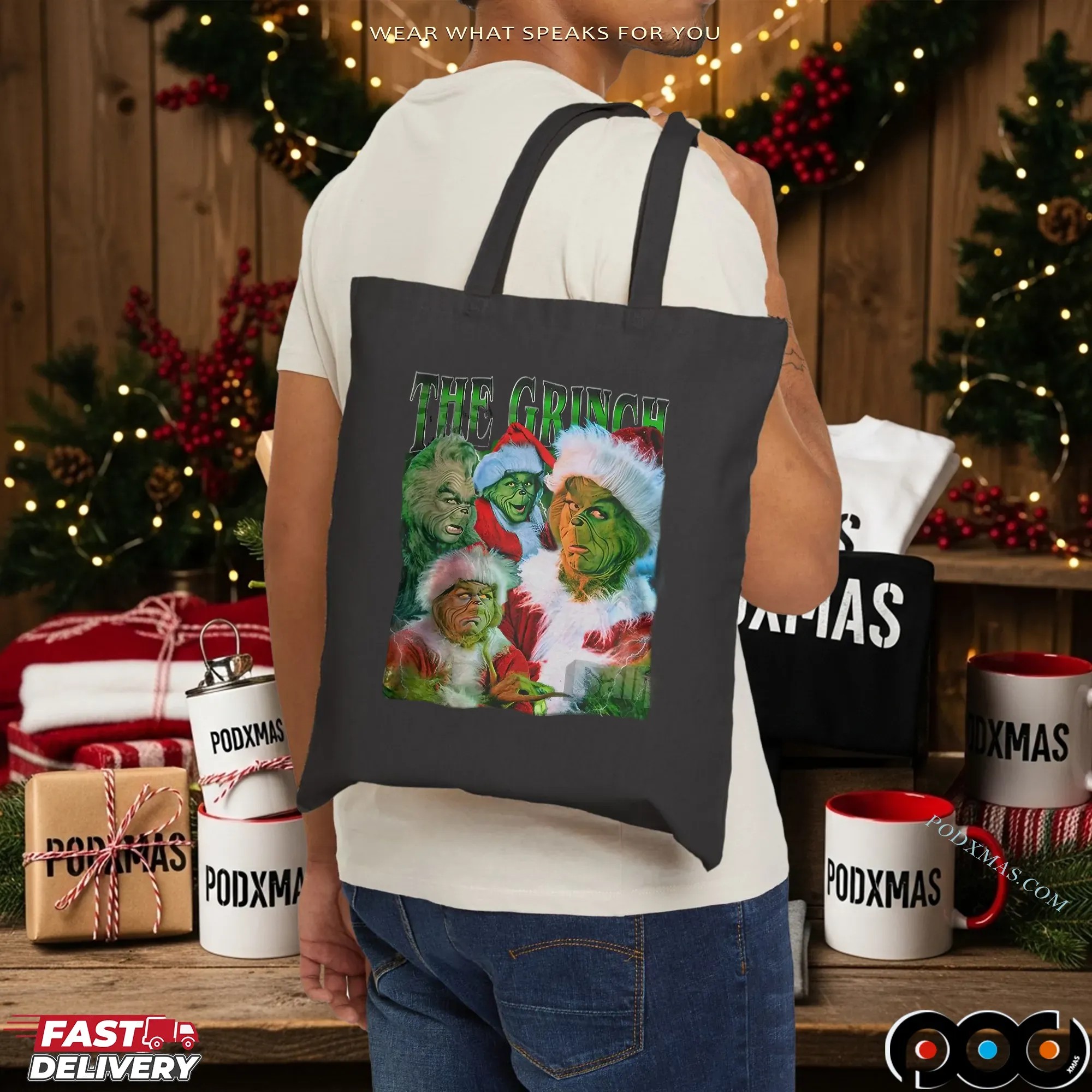 The Grinch Movie Christmas Retro Bootleg T Shirt