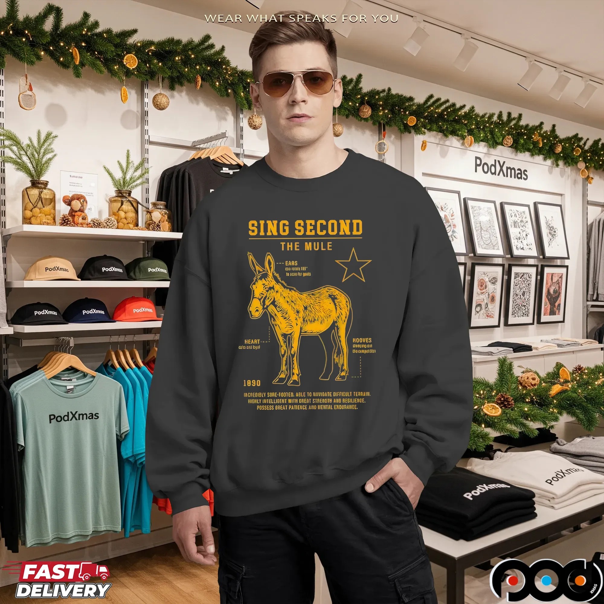 The Mule Sing Second Graphic T Shirt