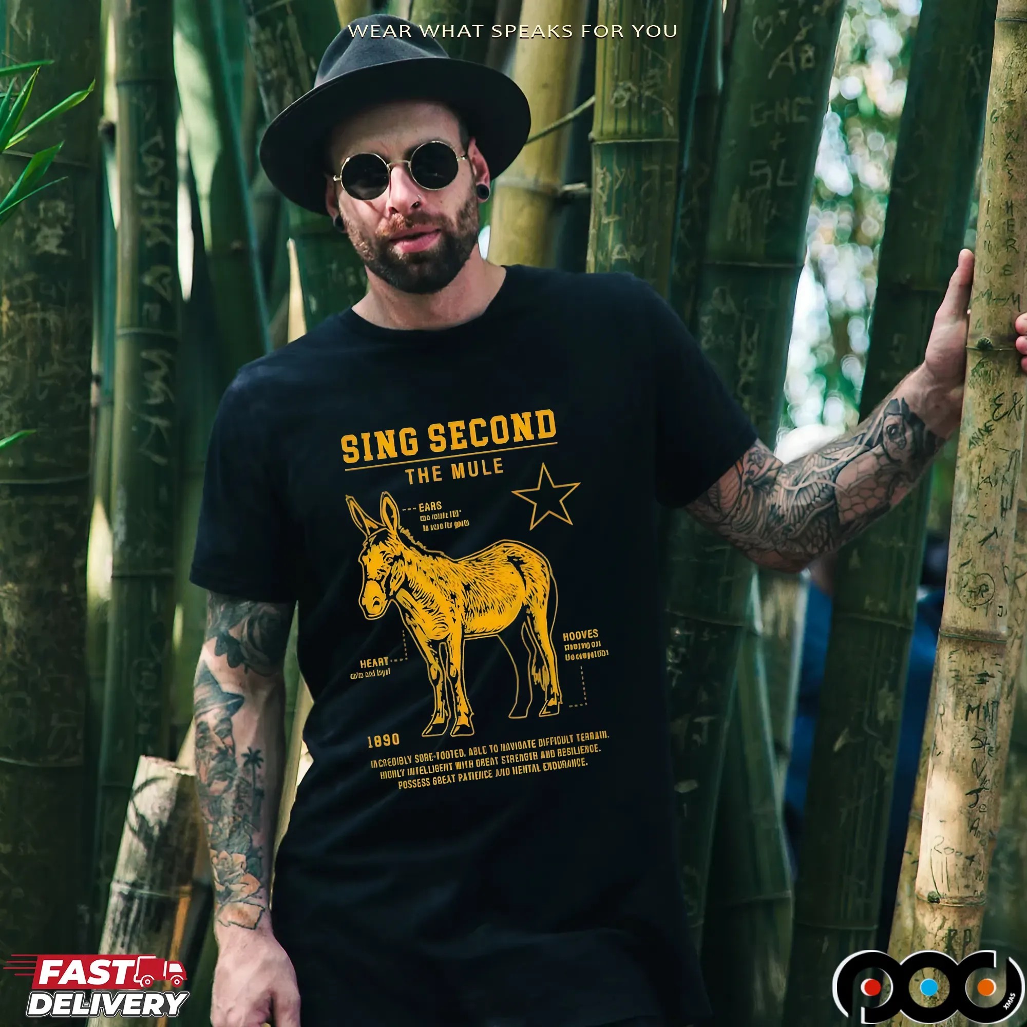 The Mule Sing Second Graphic T Shirt