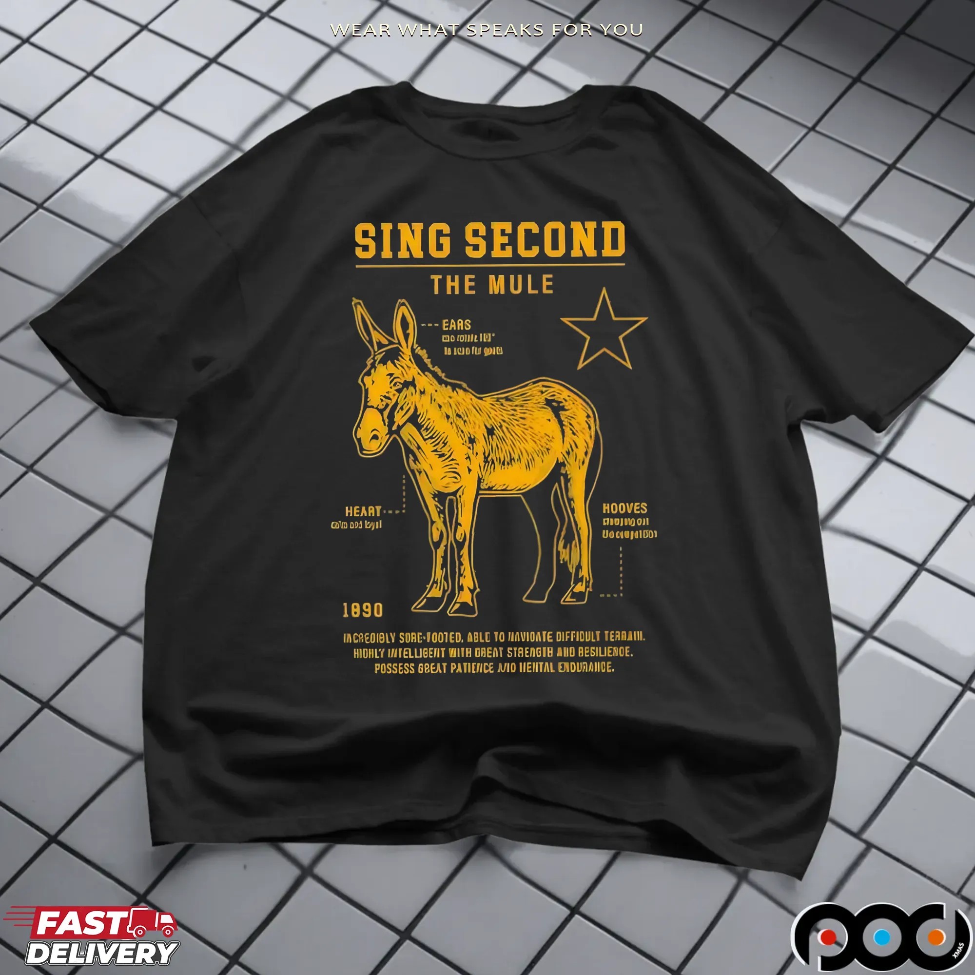 The Mule Sing Second Graphic T Shirt
